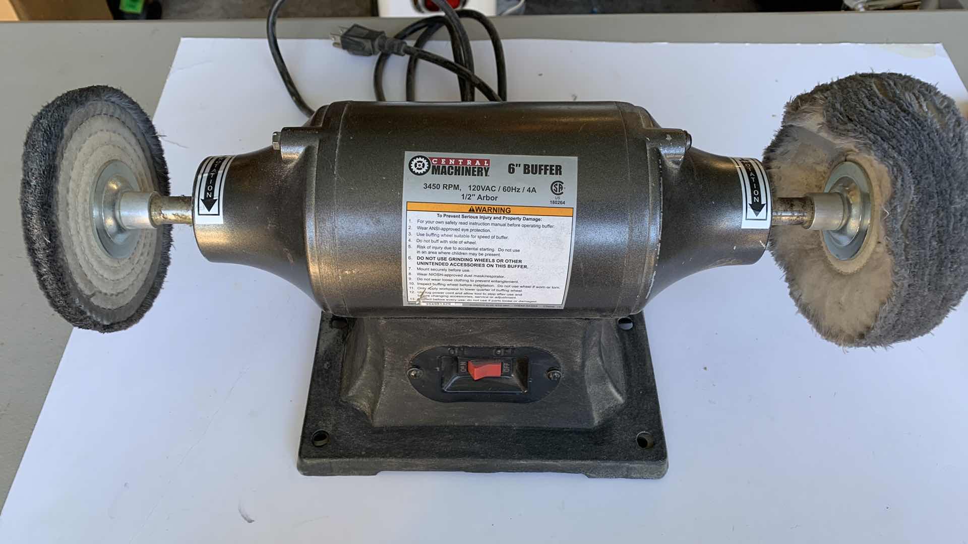 Photo 1 of CENTRAL MACHINERY 6” BUFFER