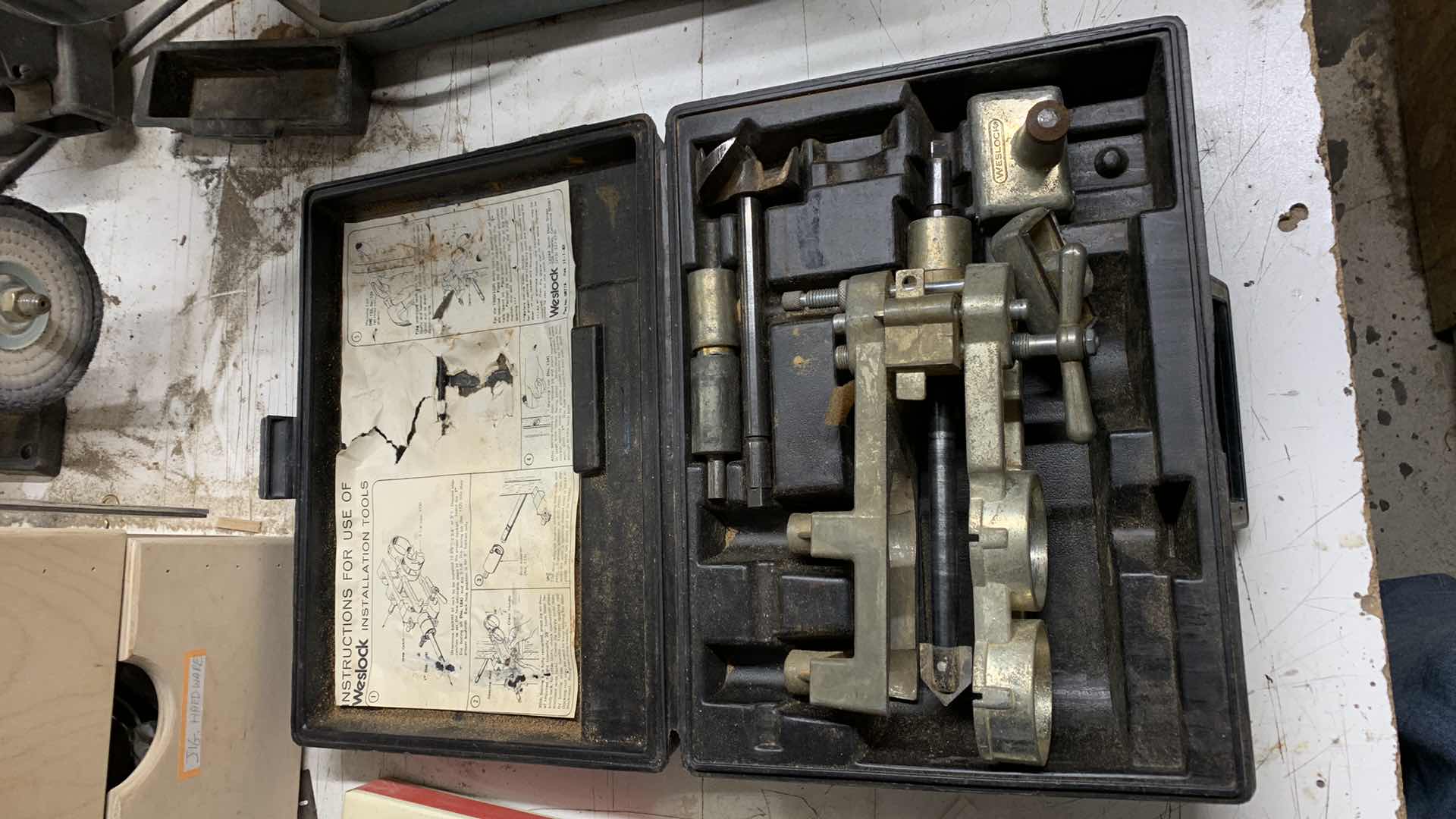 Photo 1 of WESLOCK DOOR LOCK INSTALLATION TOOL