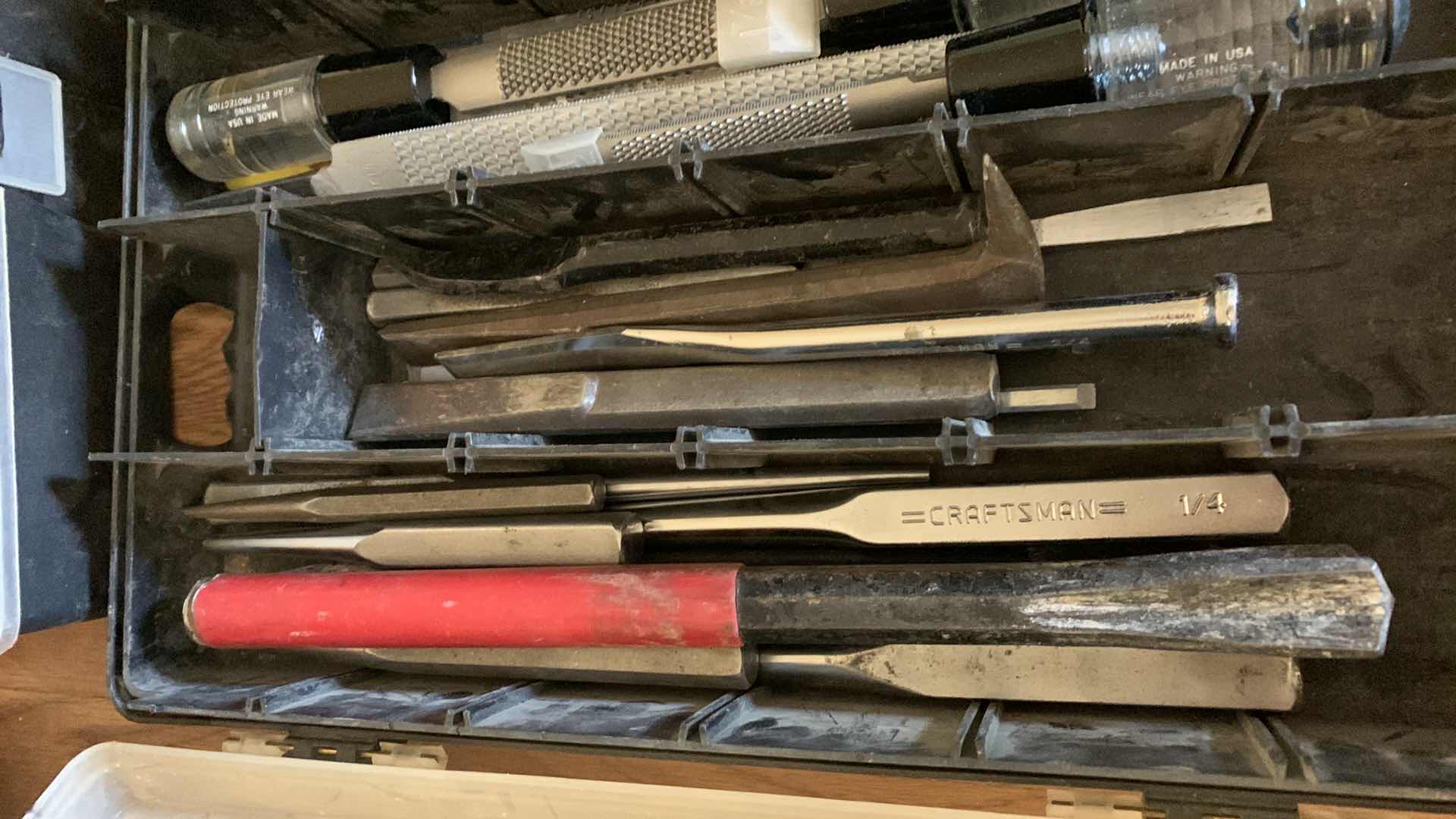 Photo 1 of ASSORTED RASPS, PUNCHES, AND CHISELS