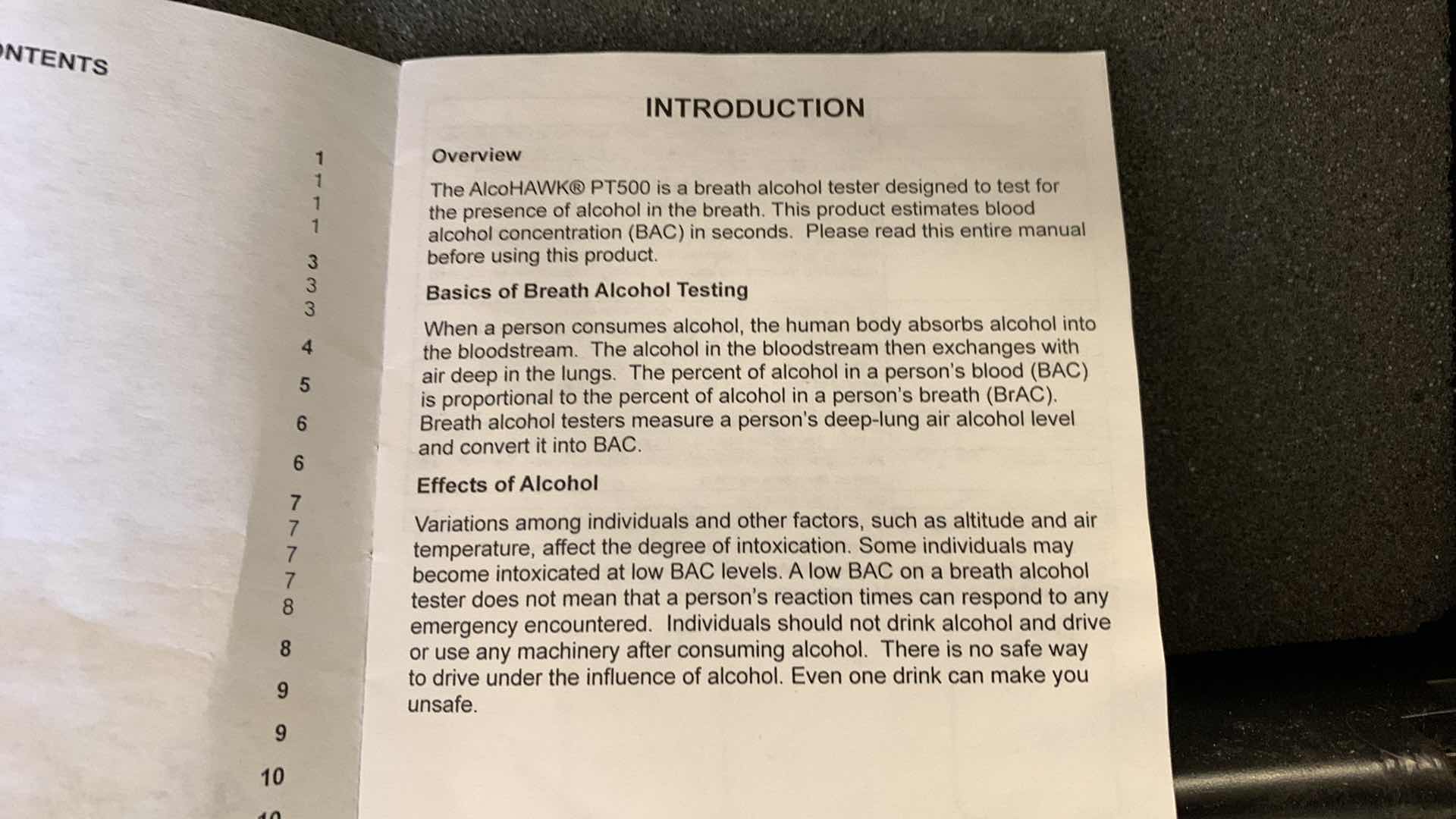 Photo 1 of ALCOHAWK SERIES BREATHALYZER