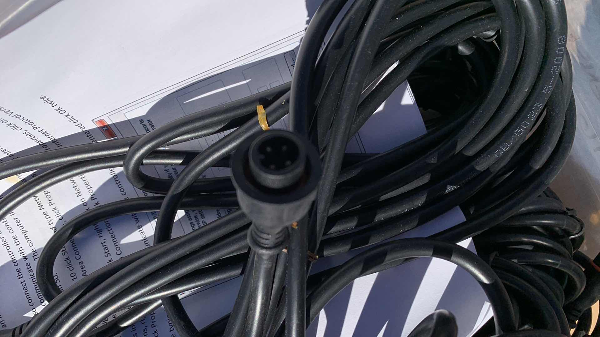 Photo 1 of CONTAINER OF WOW RGB LIGHT CABLES