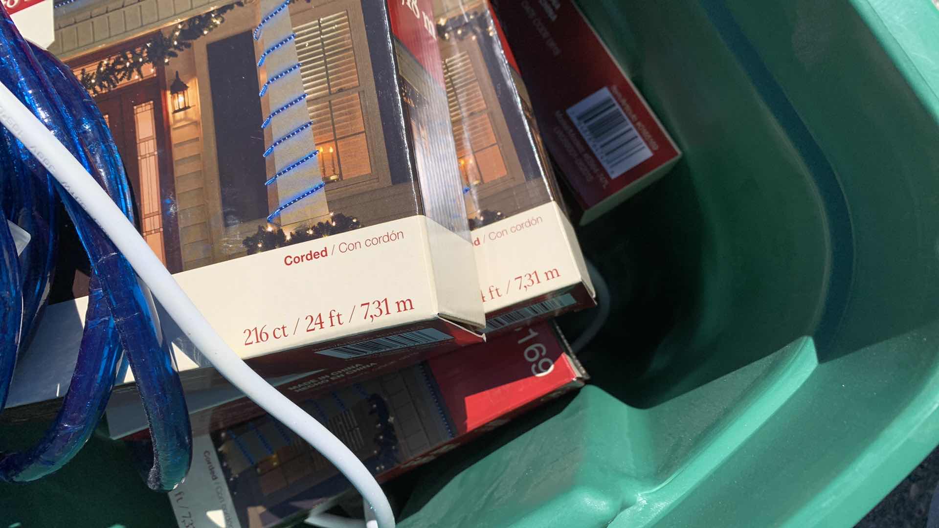 Photo 1 of CHRISTMAS BLUE ROPE LIGHTS