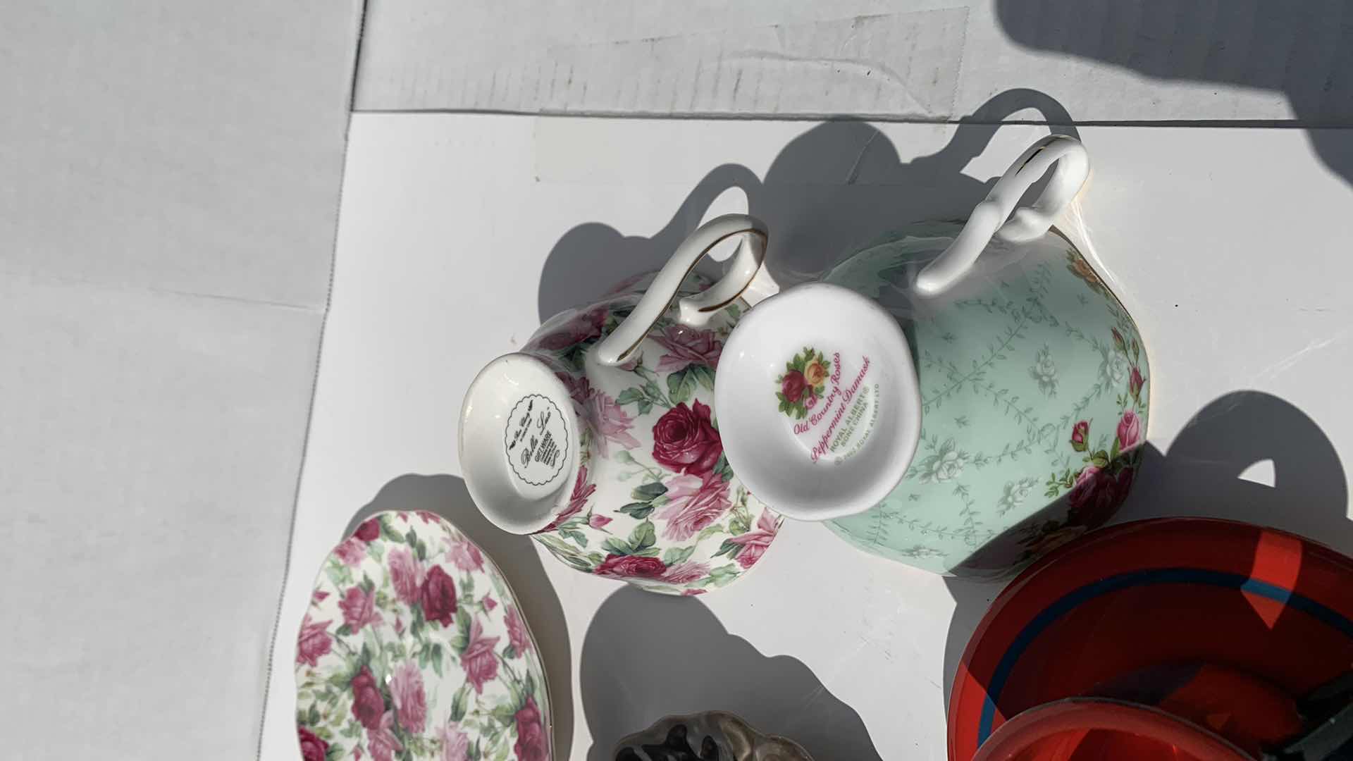 Photo 1 of ASSORTED TEA CUPS AND SAUCERS