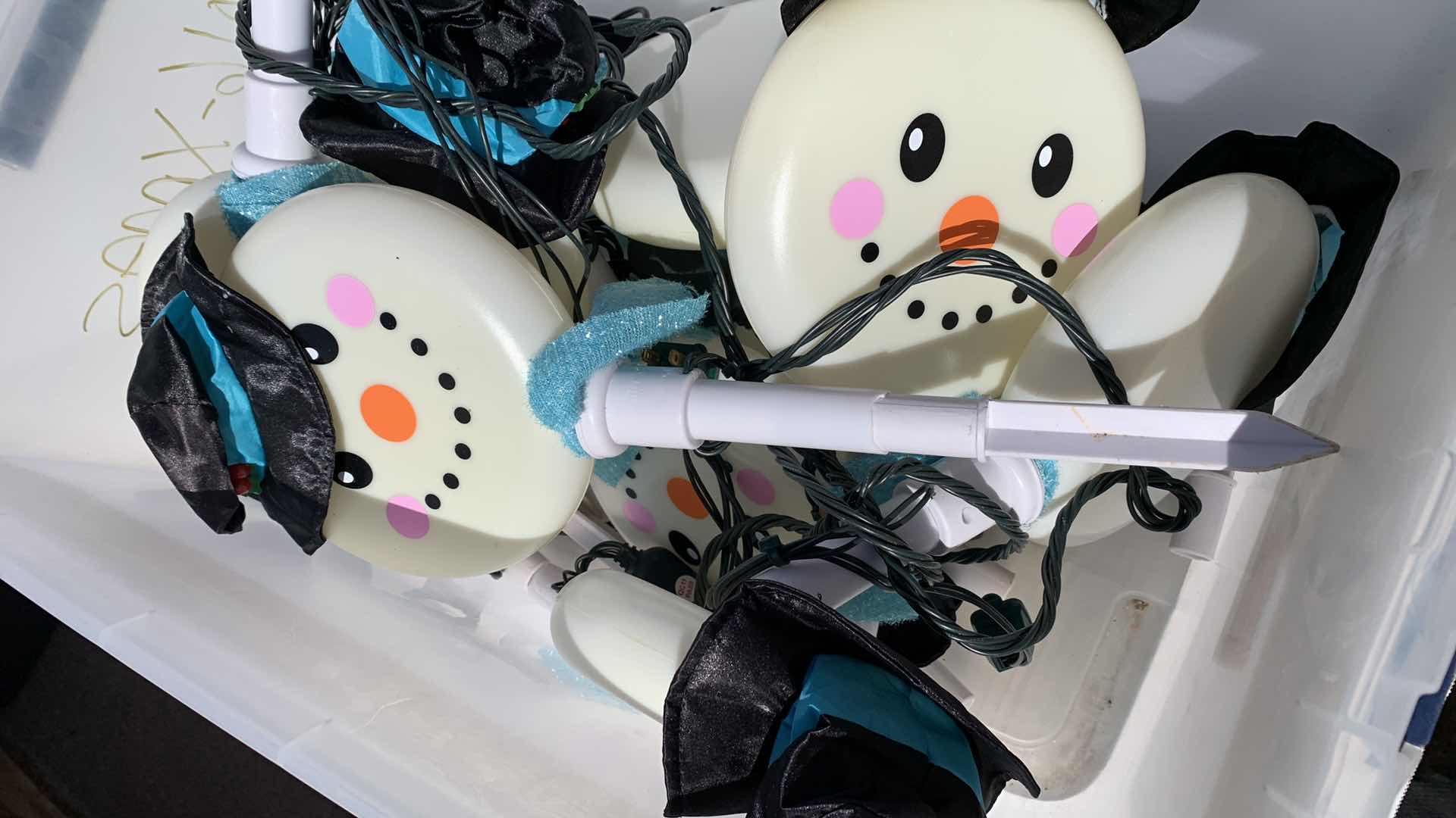 Photo 1 of CHRISTMAS SNOWMAN YARD LIGHTS