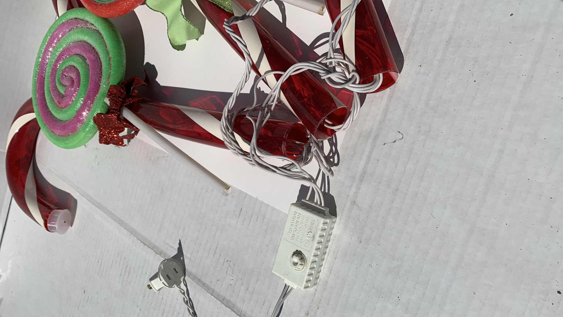 Photo 1 of CHRISTMAS CANDY CANES YARD DECORATIONS