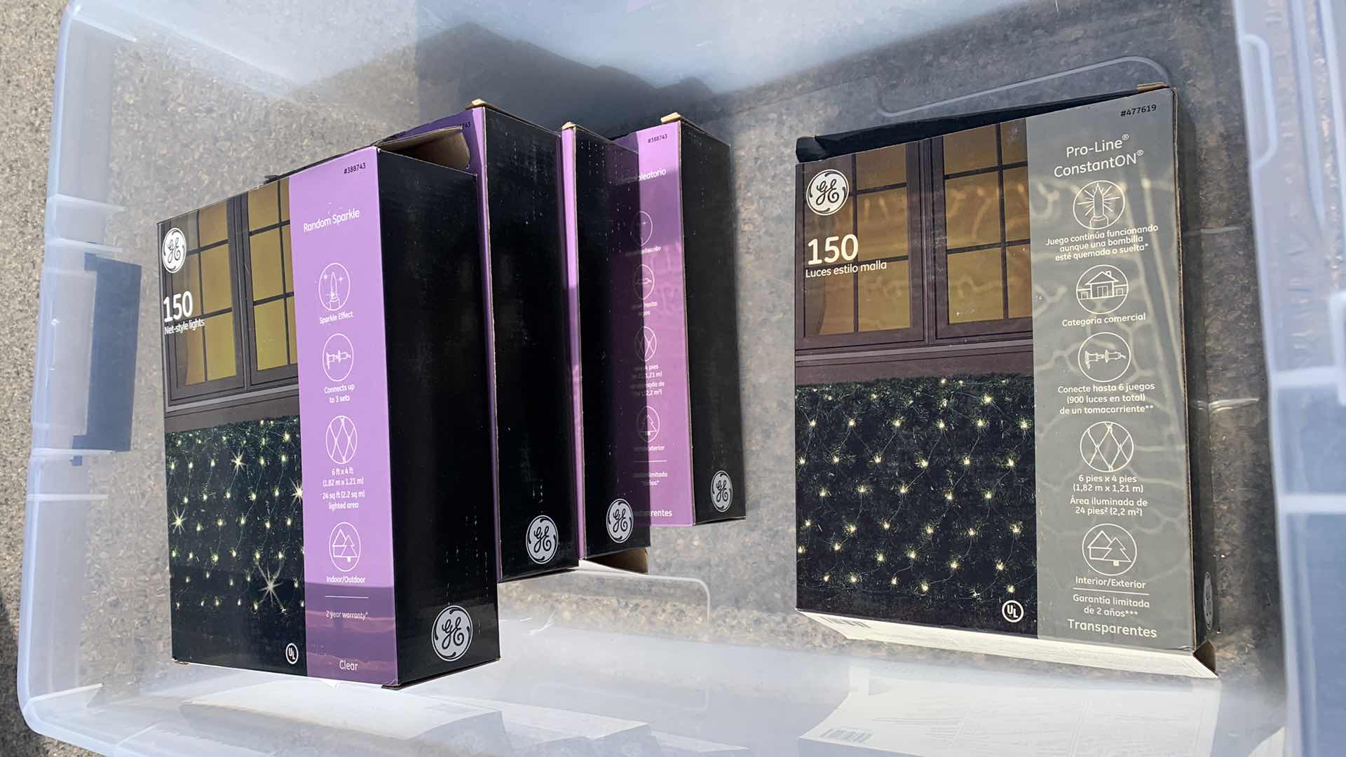 Photo 1 of CHRISTMAS LIGHTS, NET STULE, 5 BOXES