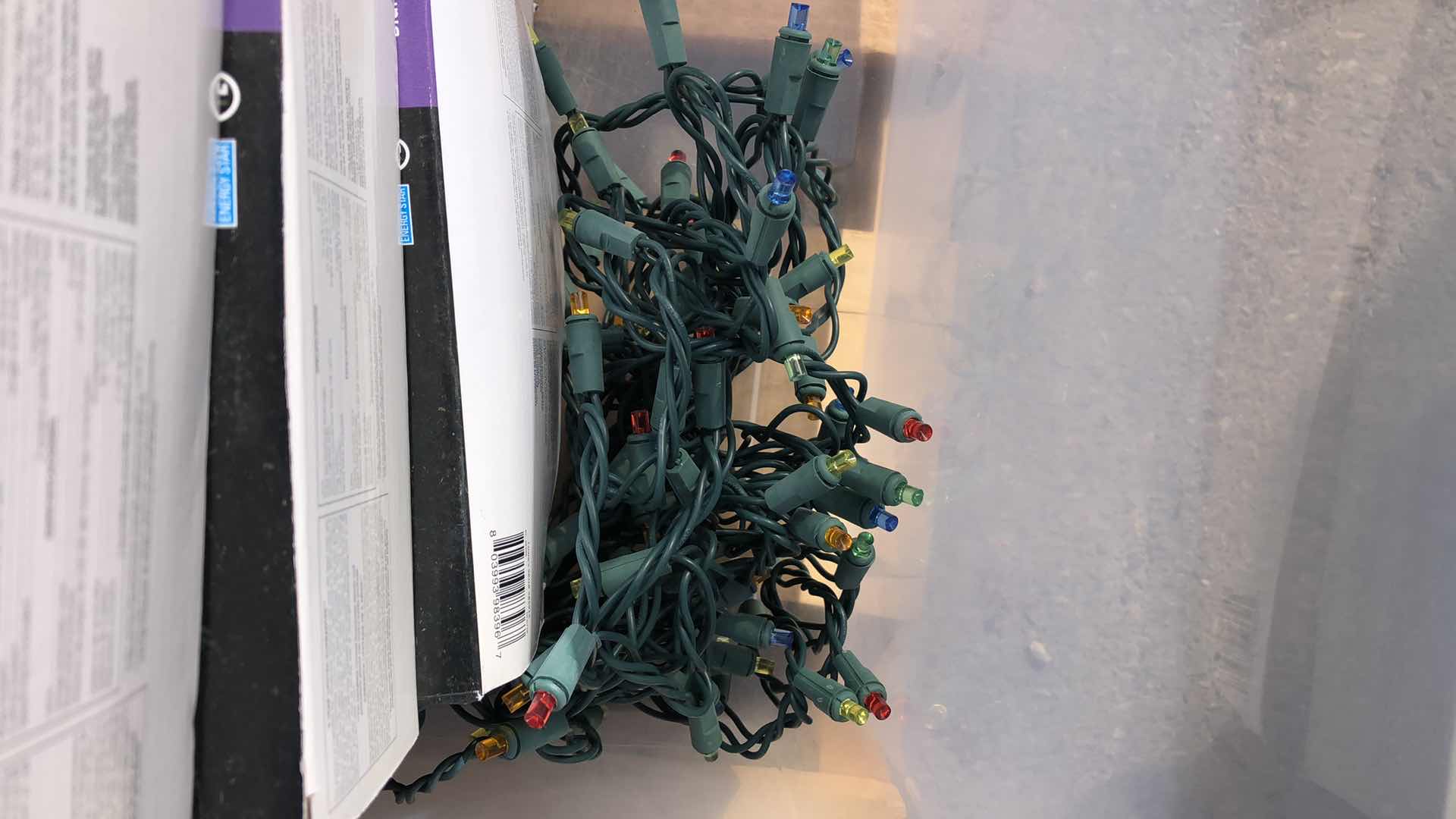 Photo 1 of 4 100 LED ENERGY SMART RANDOM SPARKLE LIGHTS WITH EXTRA LED SET