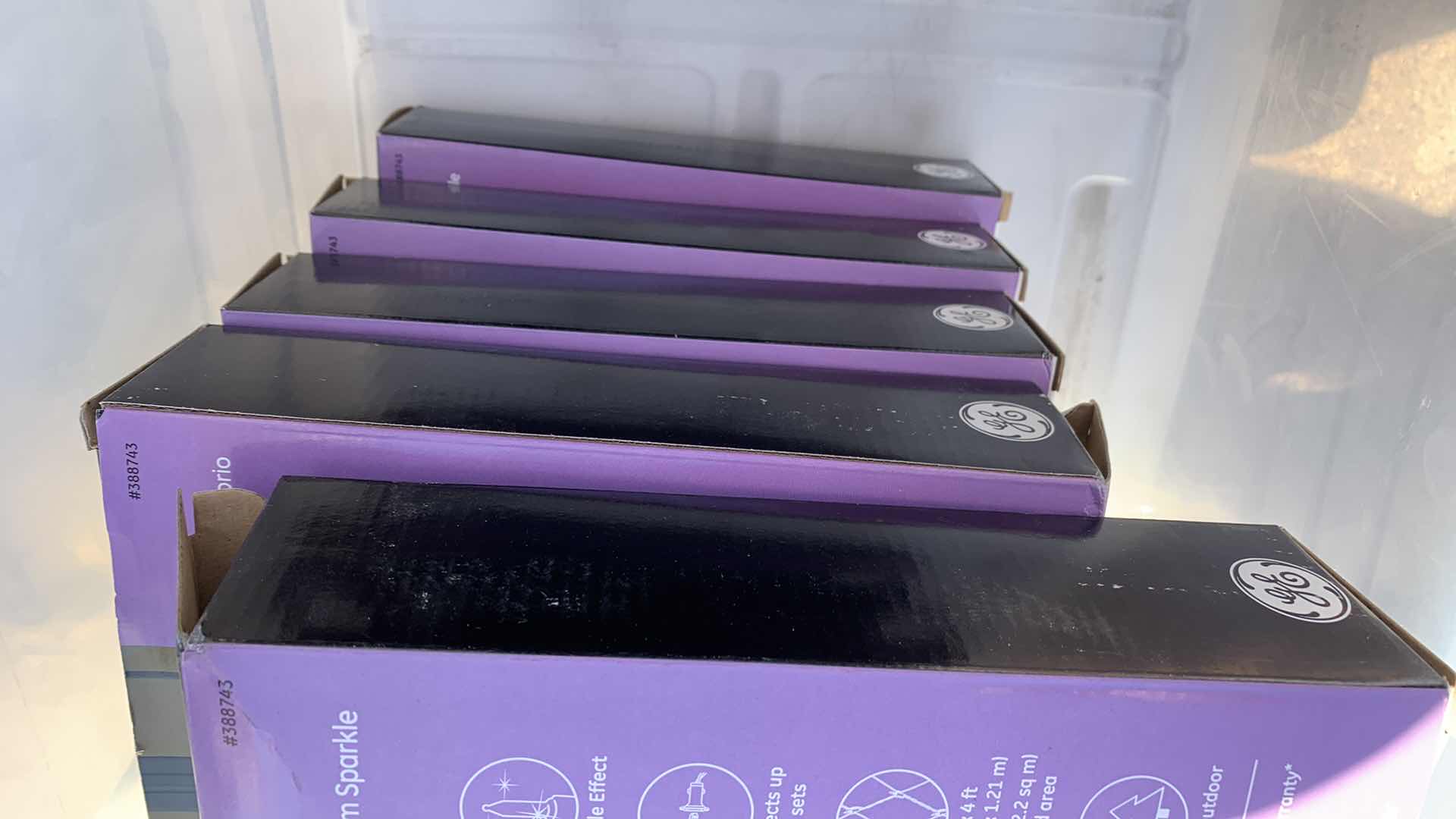 Photo 1 of 5 BOXES OF CHRISTMAS LIGHTS 100 LED RANDOM SPARKLE