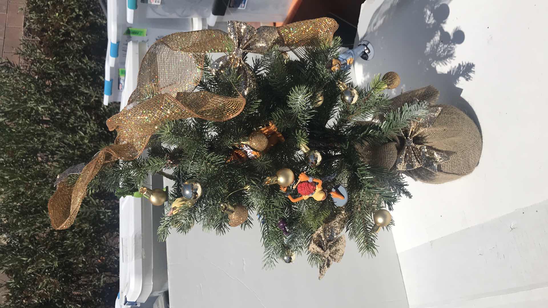 Photo 1 of 2’ TALL CHRISTMAS TREE WITH MUPPET FIGURES ON IT