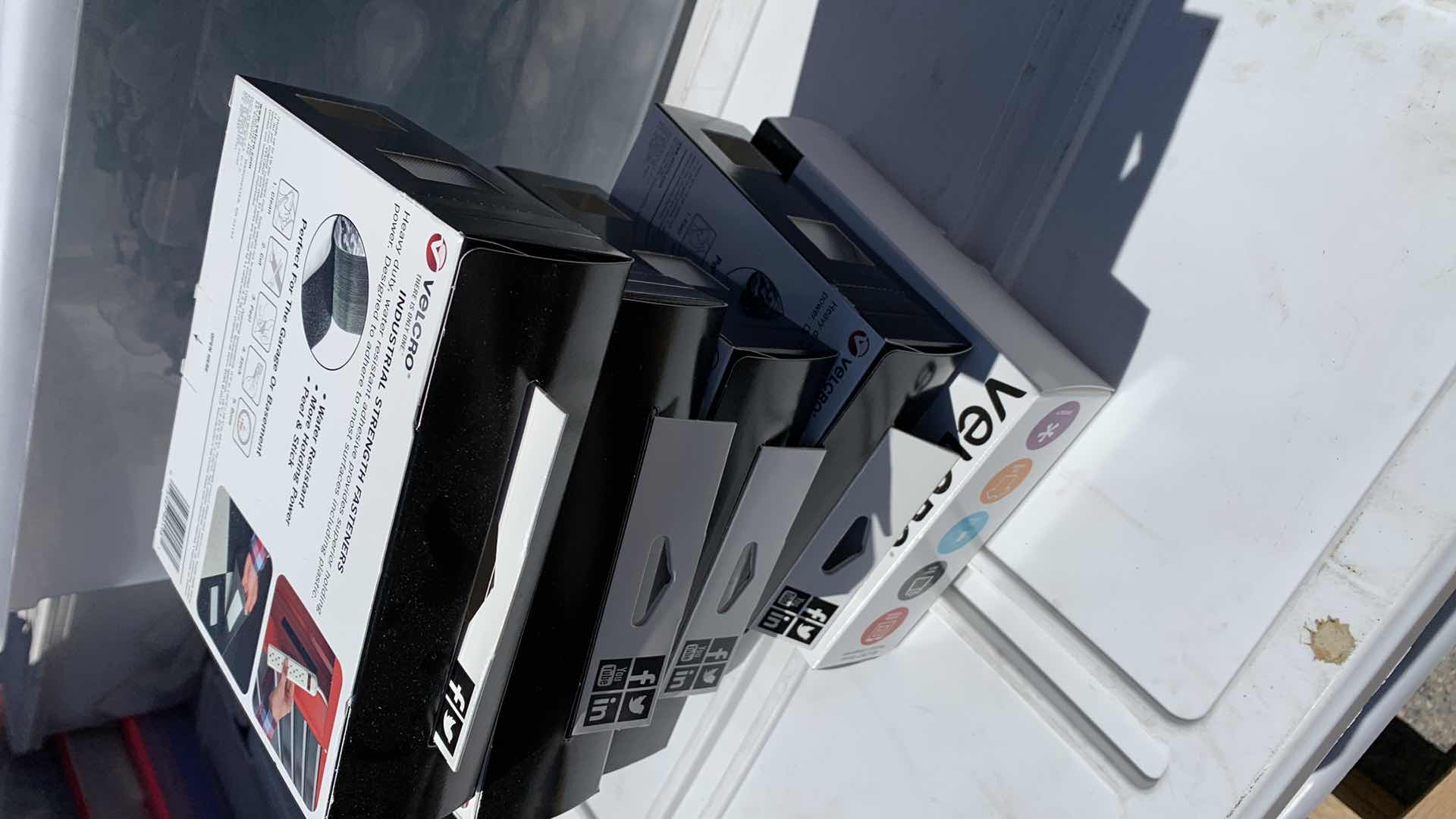 Photo 1 of 5 ROLLS OF INDUSTRIAL STRENGTH VELCRO TAPE 15” X 2”