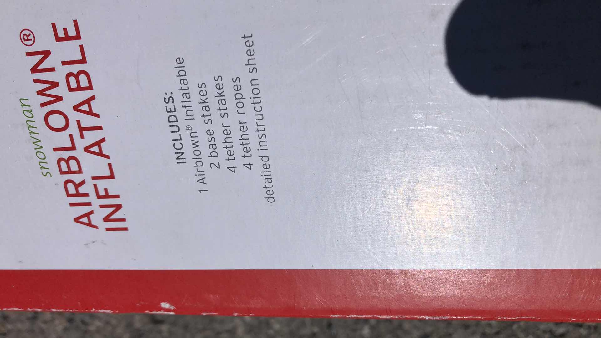 Photo 1 of CHRISTMAS AIRBLOWN INFLATABLE SNOWMAN 6 FEET TALL