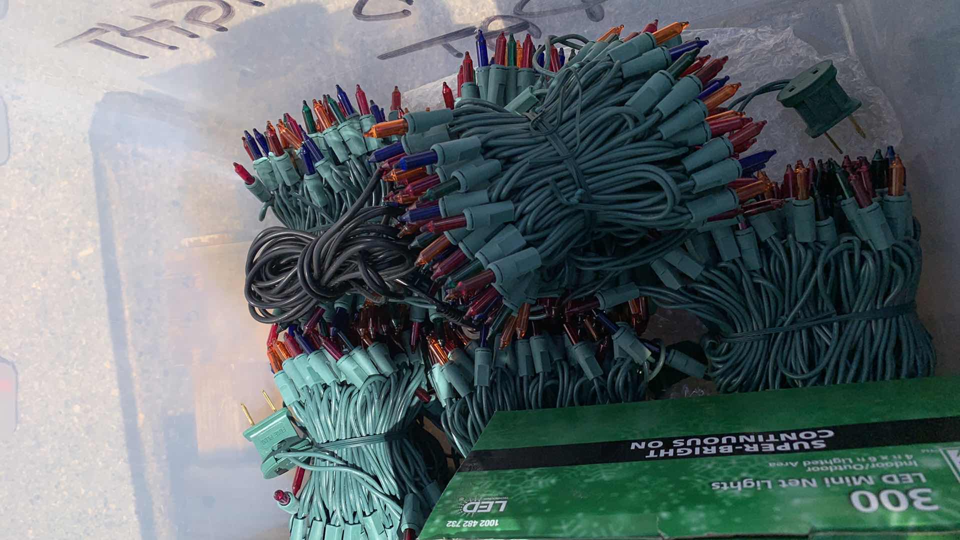 Photo 1 of CHRISTMAS TREE LIGHTS, SMALL MULTICOLOR PLUG IN