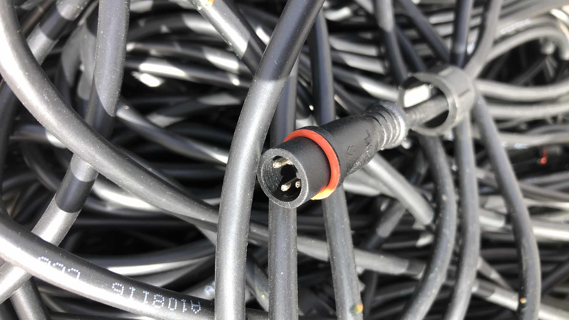 Photo 1 of CONTAINER OF CHRISTMAS WOW LIGHTS RGB CABLES