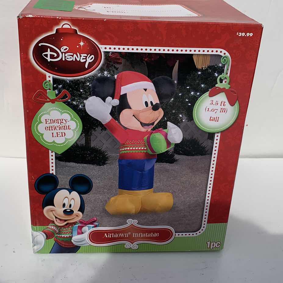Photo 1 of CHRISTMAS, INFLATABLE MICKEY MOUSE