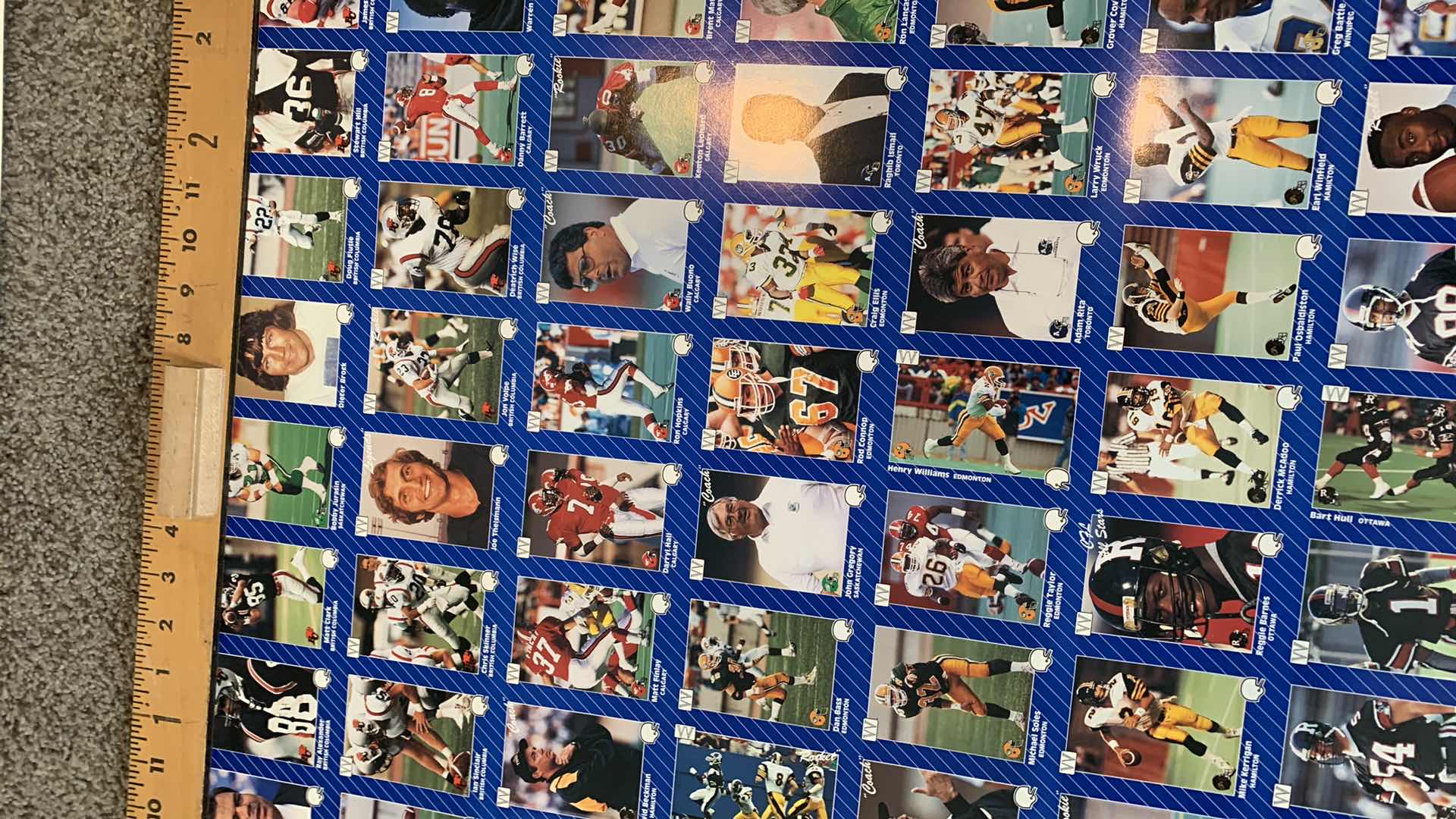 Photo 1 of CANADIAN FOOTBALL CARDS COMMONS CHAIRS CHAIRS NCUT