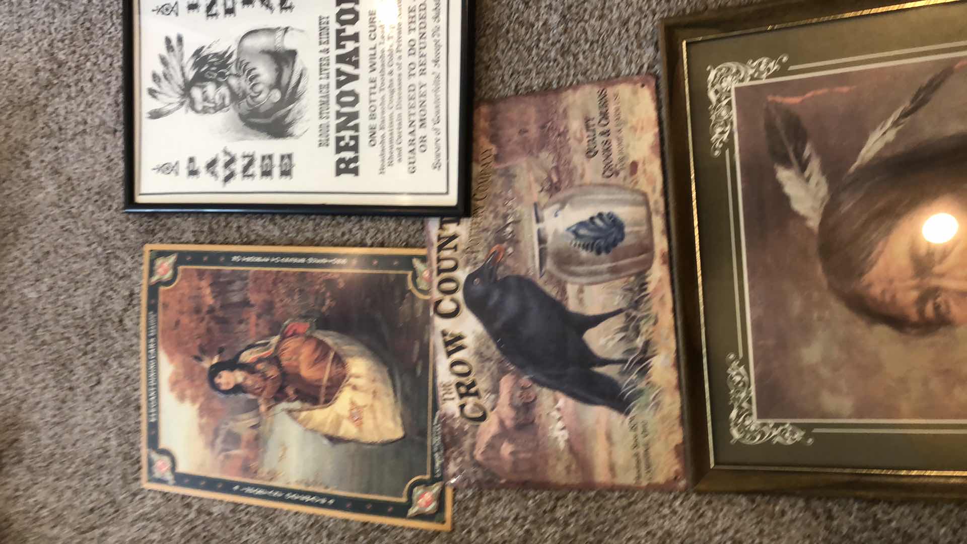 Photo 1 of AMERICAN INDIAN ARTWORK