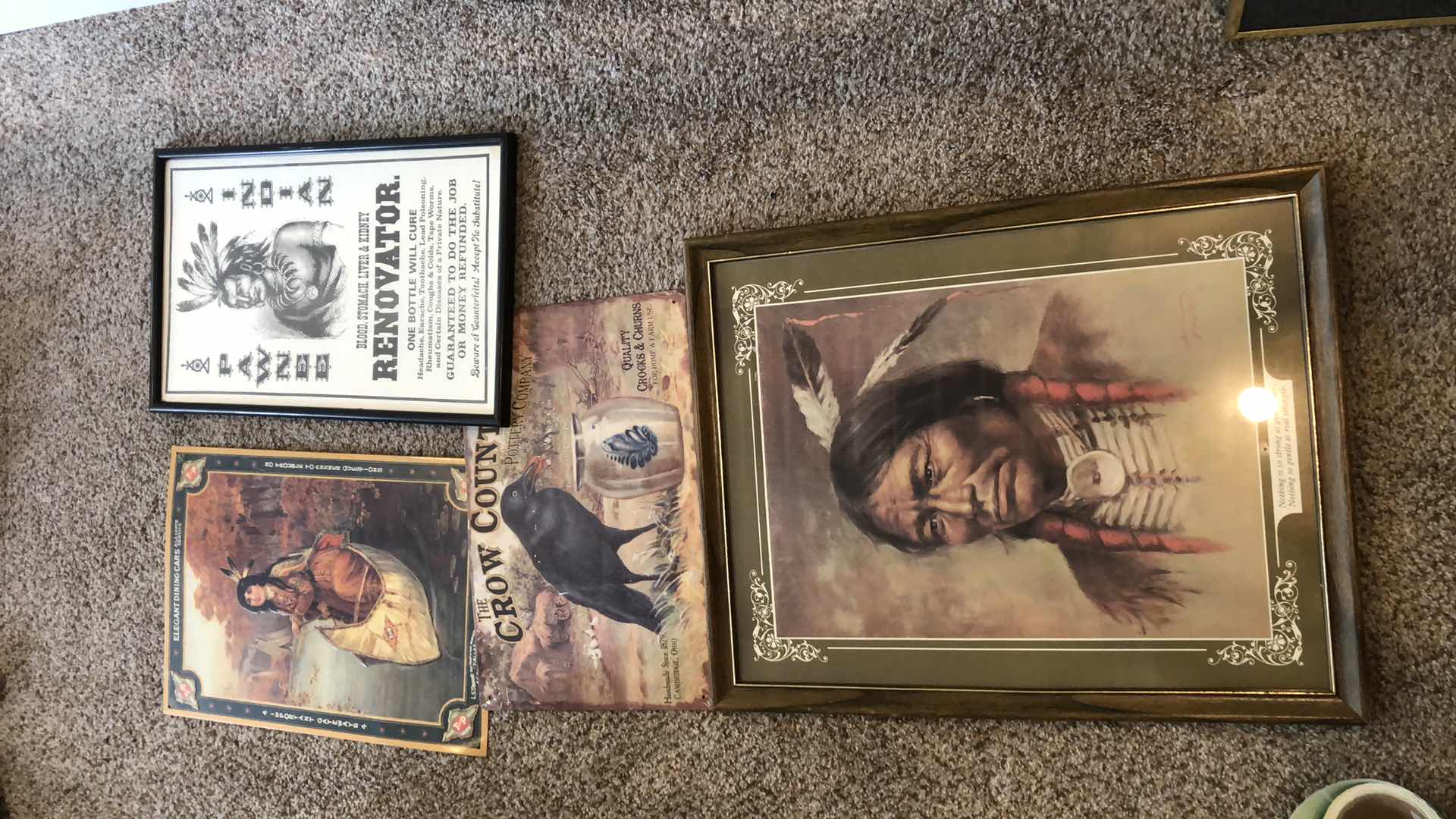 Photo 1 of AMERICAN INDIAN ARTWORK