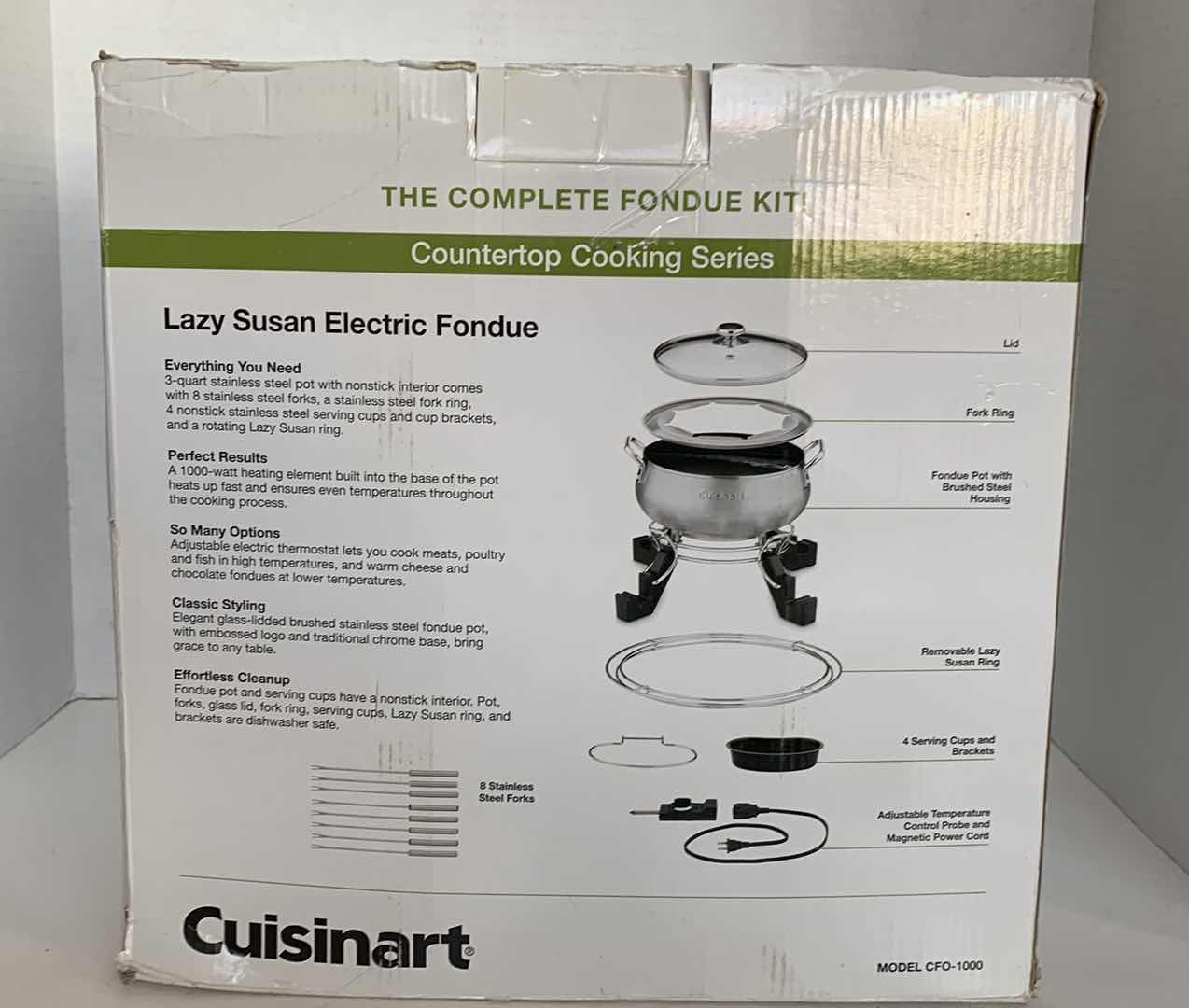 Photo 1 of CUISNART LAZY SUSAN ELECTRIC FONDUE