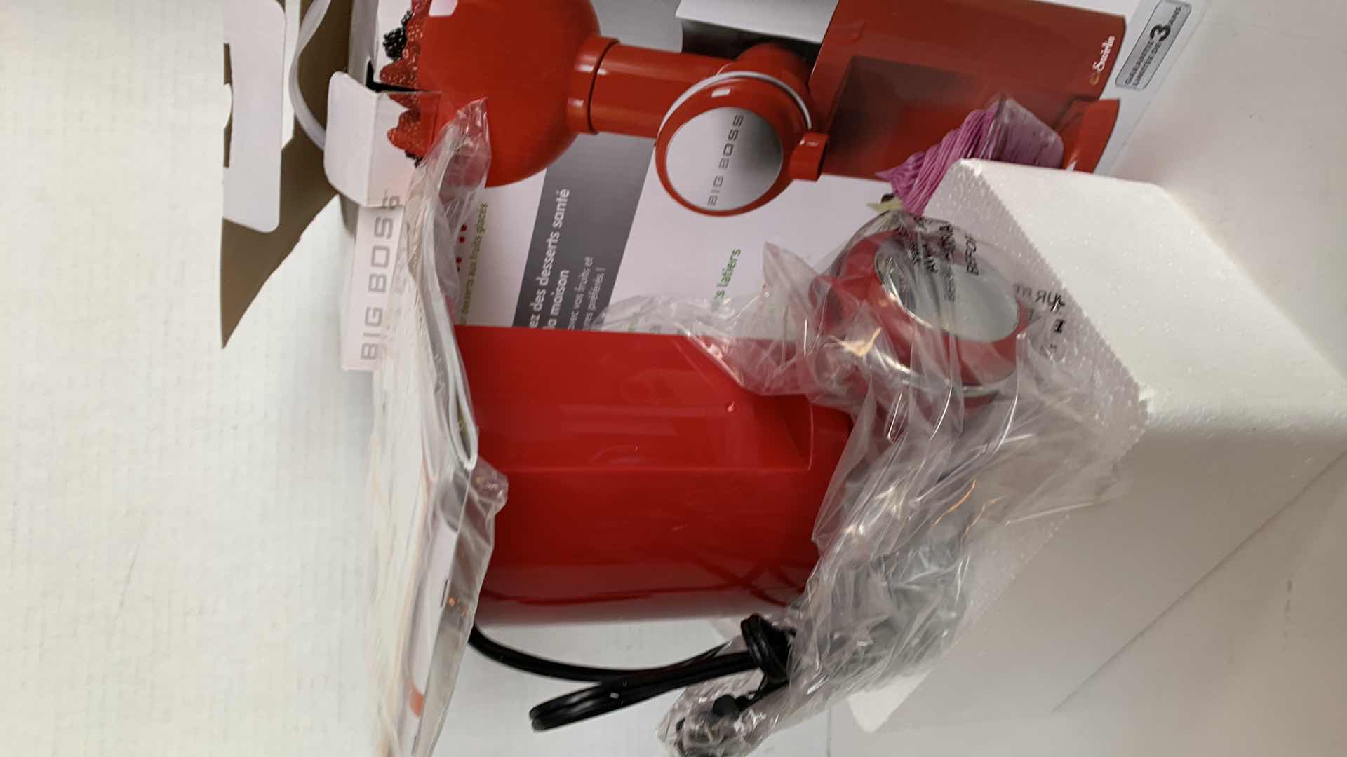 Photo 1 of BIG BOSS SWIRLIO FROZEN FRUIT DESSERT MAKER L