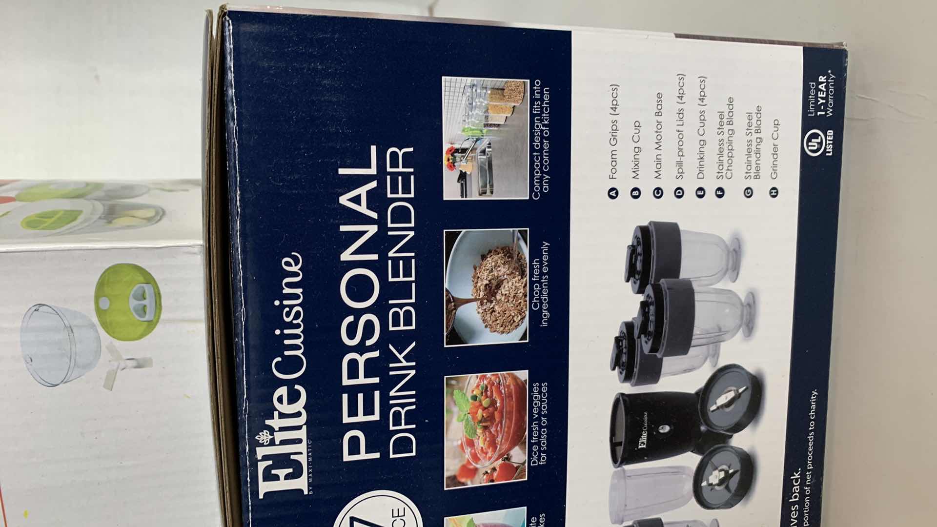 Photo 1 of ELITE CUISINE PERSONAL DRINK BLENDER AND SPEEDY CHOPPER