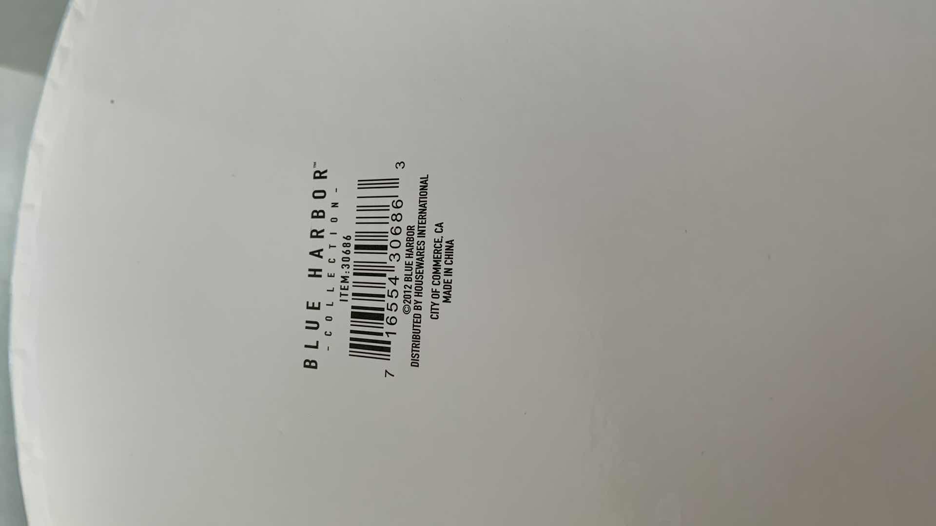 Photo 1 of 2-BLUE HARBOR TWO TIER PLATE STANDS