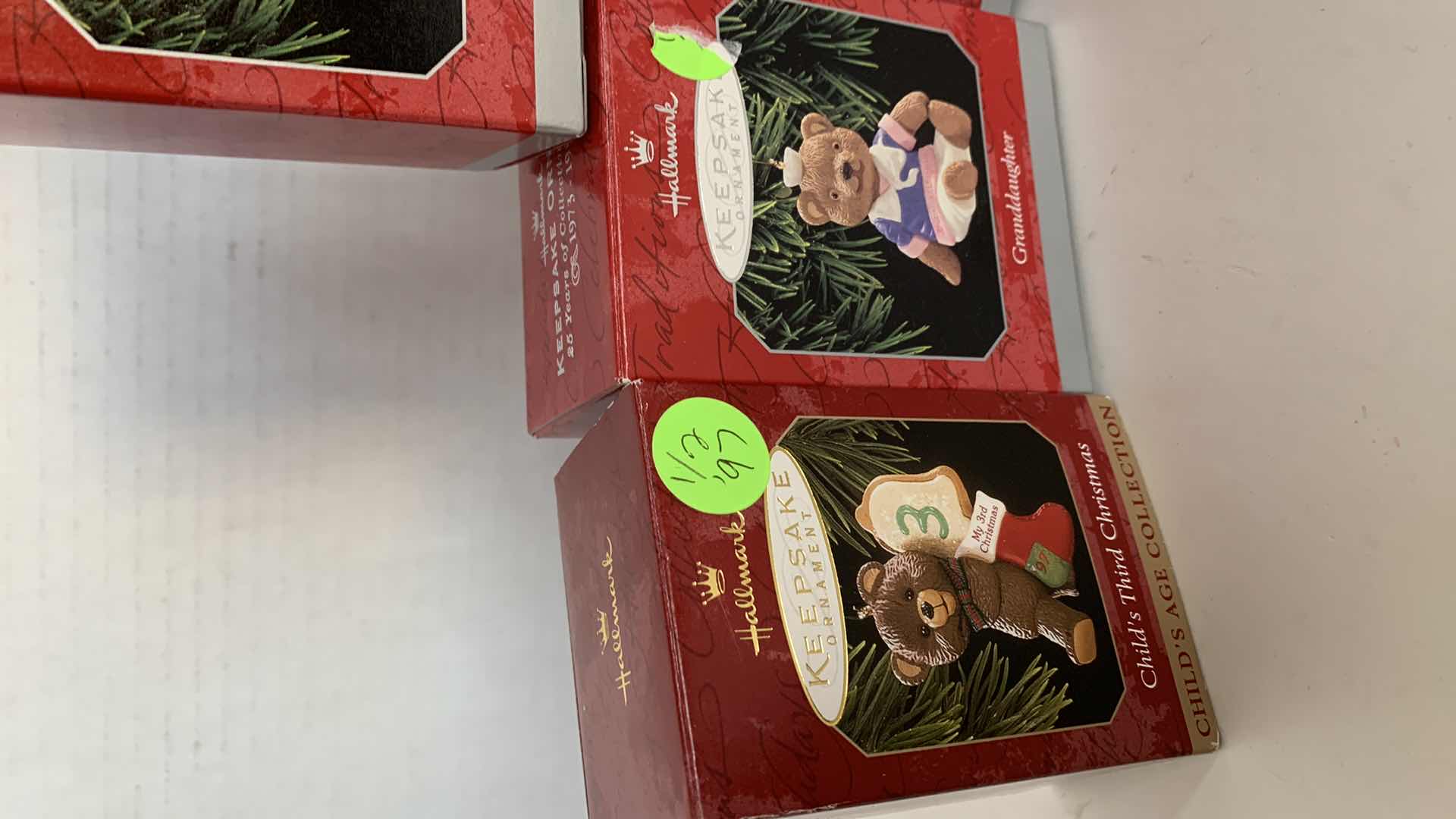 Photo 1 of 5-VINTAGE HALLMARK KEEPSAKE ORNAMENTS