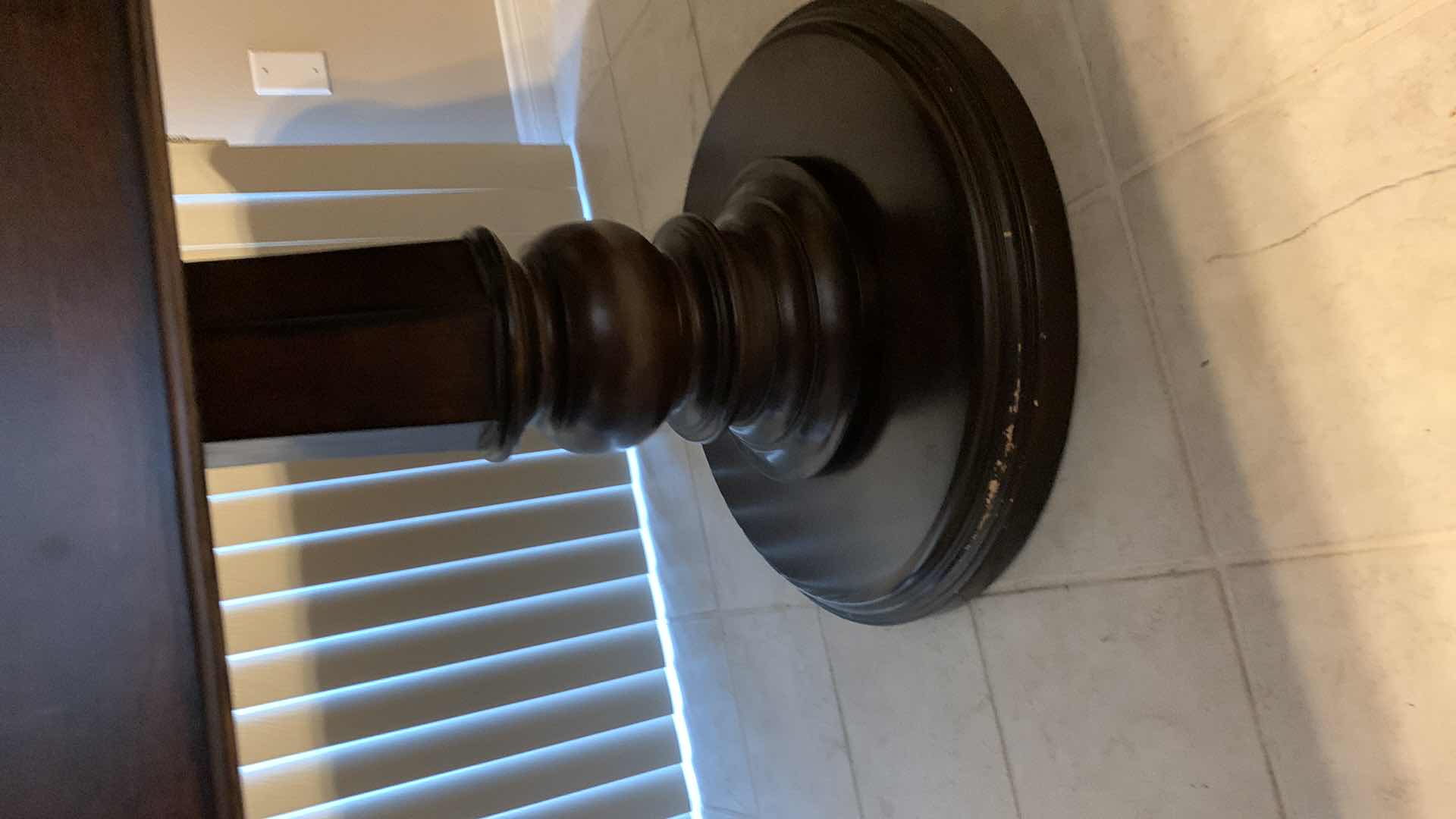 Photo 1 of VINTAGE WOODEN GAMING TABLE 48” X 48” H 30”