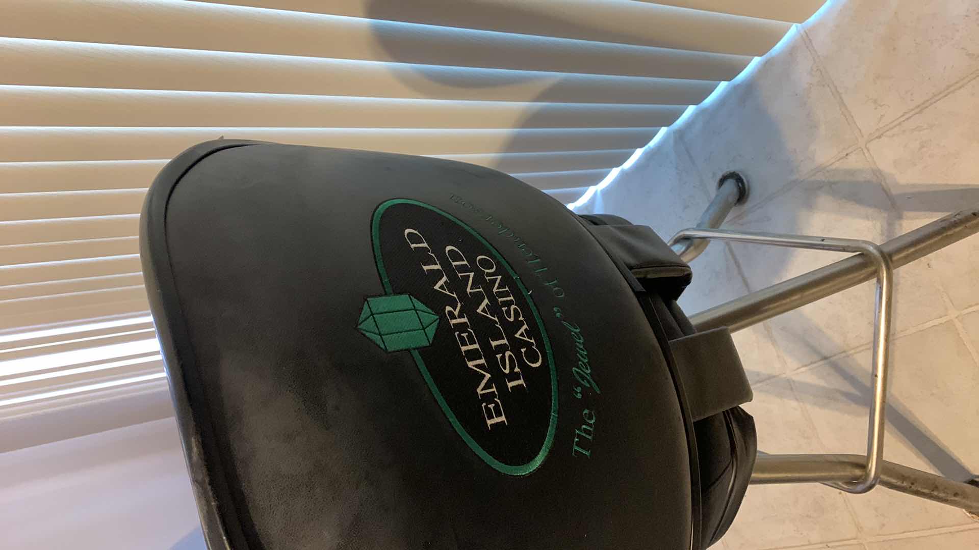 Photo 1 of VINTAGE EMERALD ISLAND CASINO SLOT CHAIR