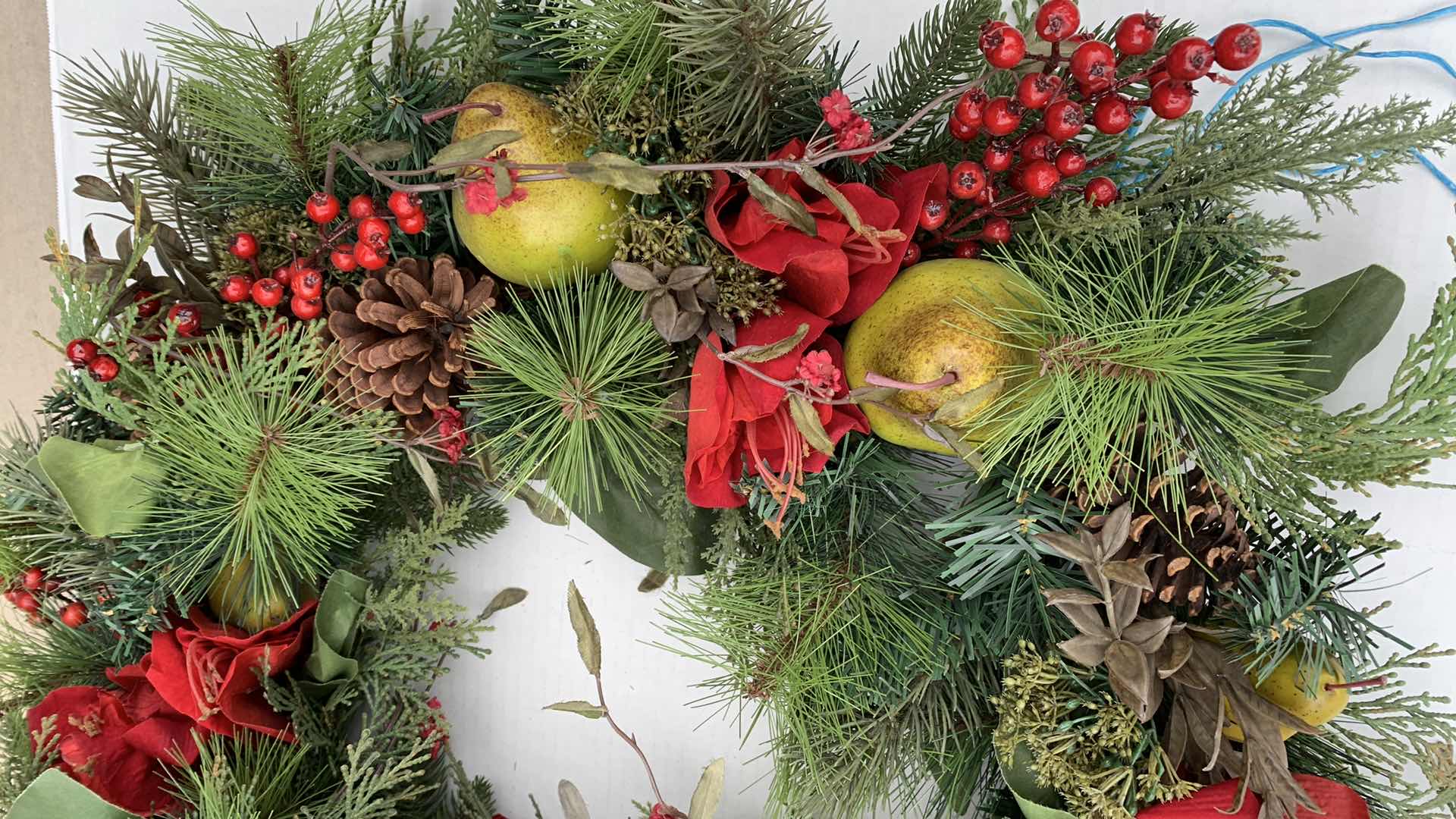 Photo 1 of 3-TWENTY FOUR INCH WIDE CHRISTMAS WREATHS