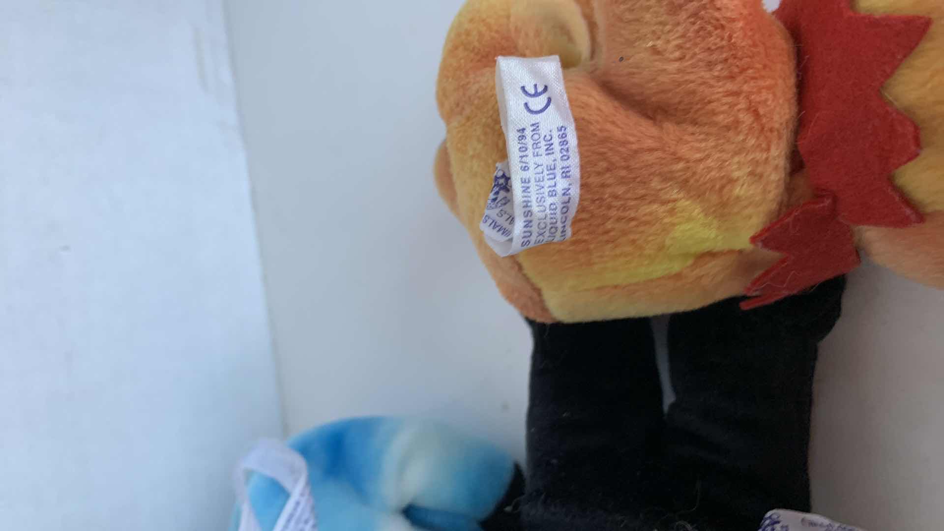 Photo 1 of 3-GREATFUL DEAD BEANIE BEARS: SUNSHINE, DAY DREAM, AND CRAZY FINGERS