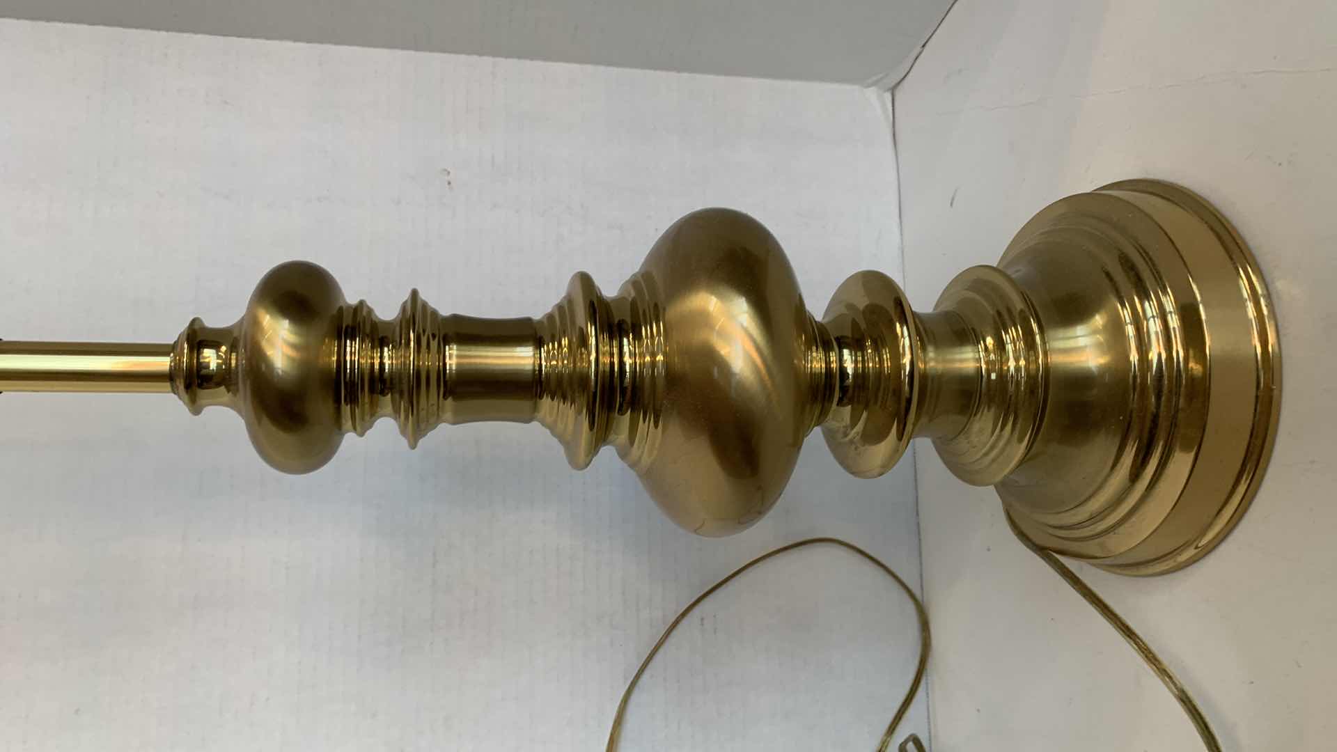 Photo 1 of BRASS TABLE LAMP 32”