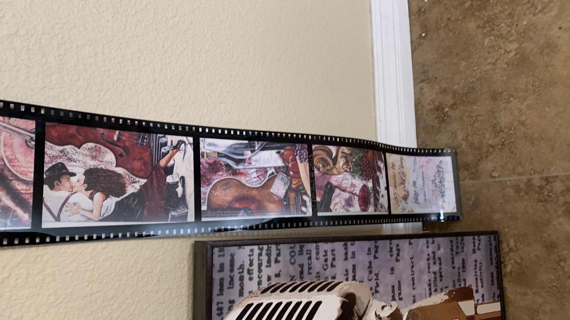 Photo 1 of MUSIC INSPIRED ART PRINTS 19” X 19”, AND 5” X 45”