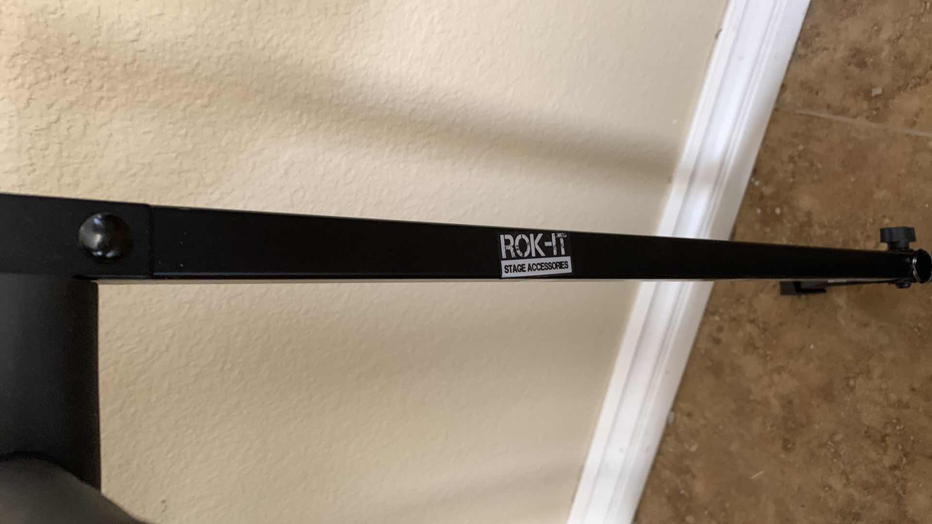 Photo 1 of ROK-IT STAGE ACCESSORIES 3-GUITAR STAND 21” X 17” H 27”