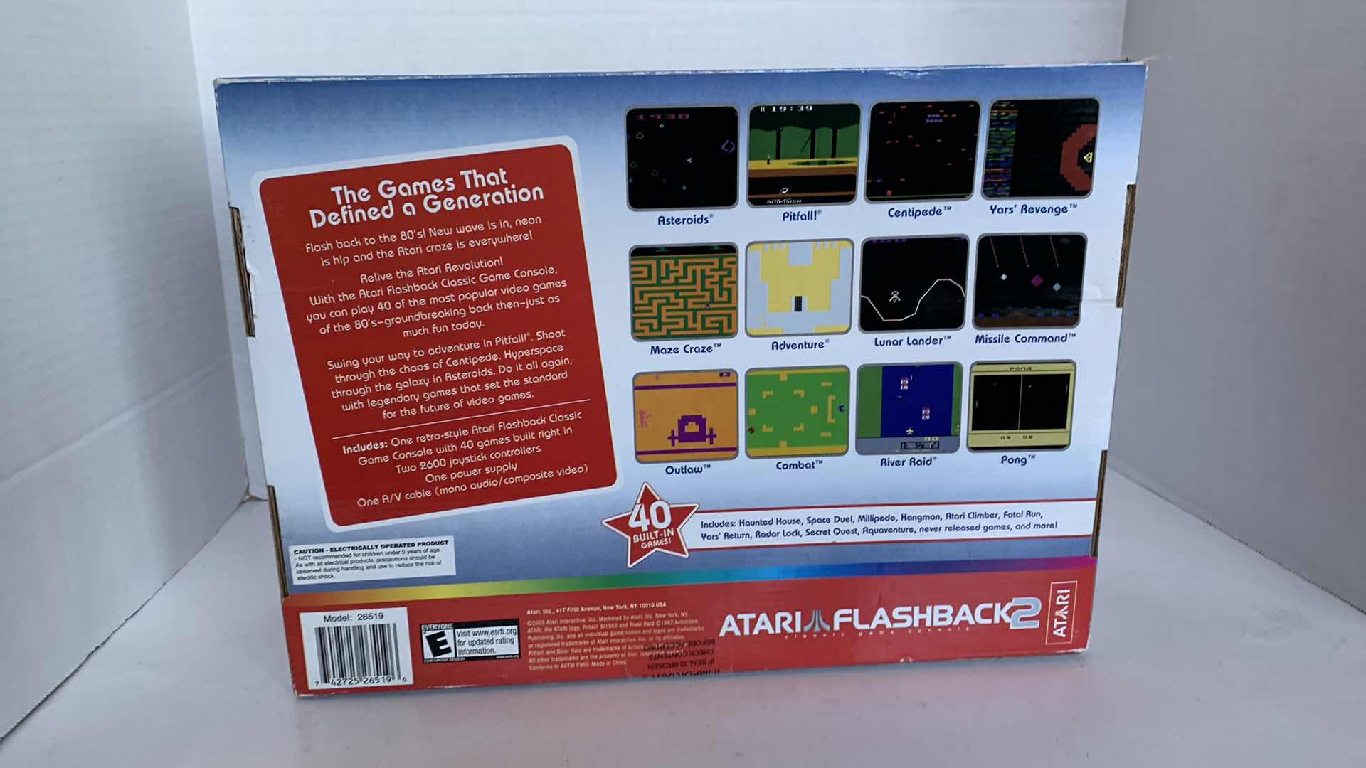 Photo 2 of ATARI FLASHBACK 2 CLASSIC GAME CONSOLE