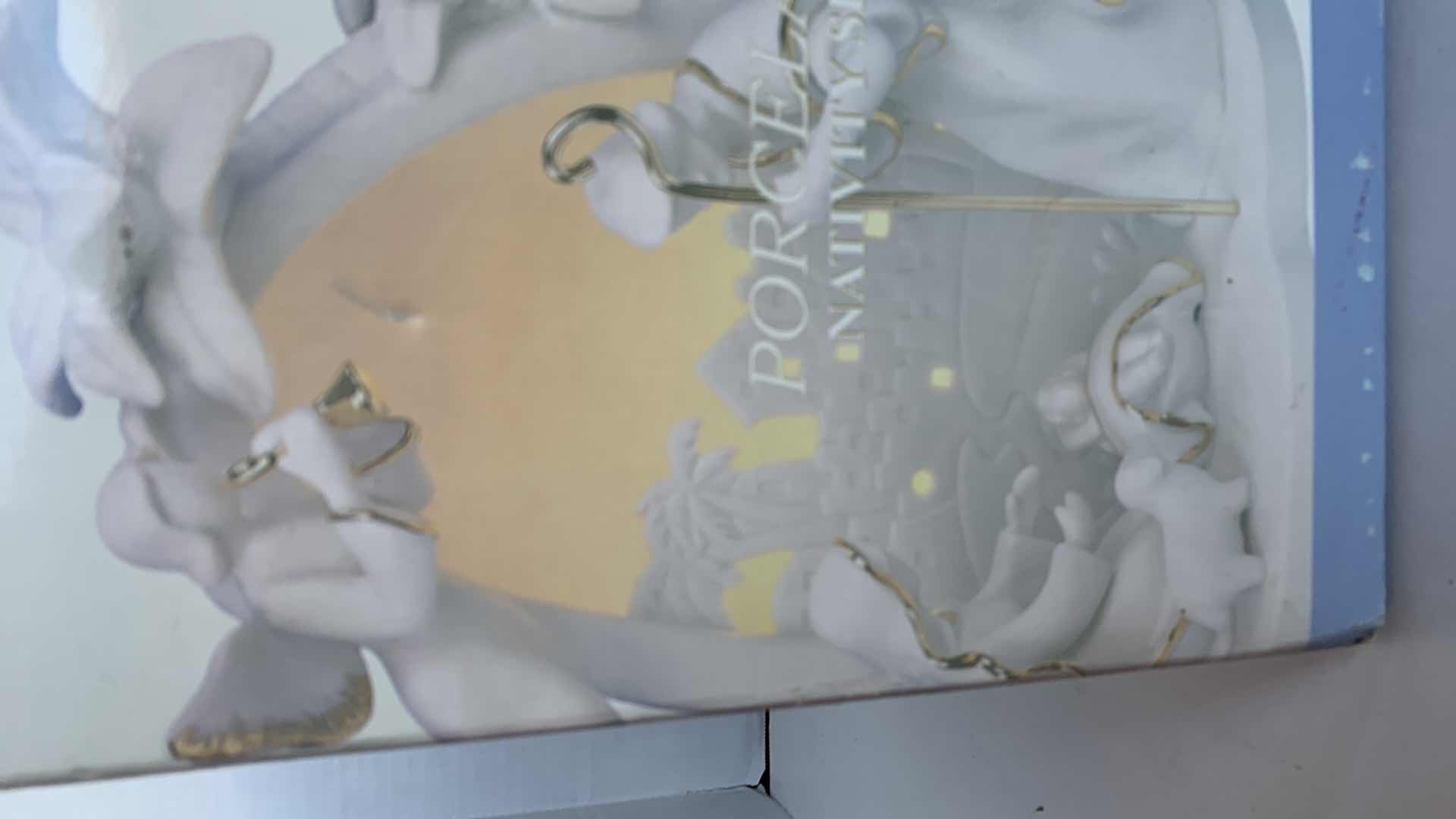 Photo 1 of PORCELAIN LIGHTED NATIVITY SET