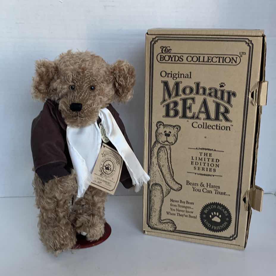 Photo 1 of BOYDS COLLECTION ORIGINAL MOHAIR BEAR LIMITED EDITION 12” TALL