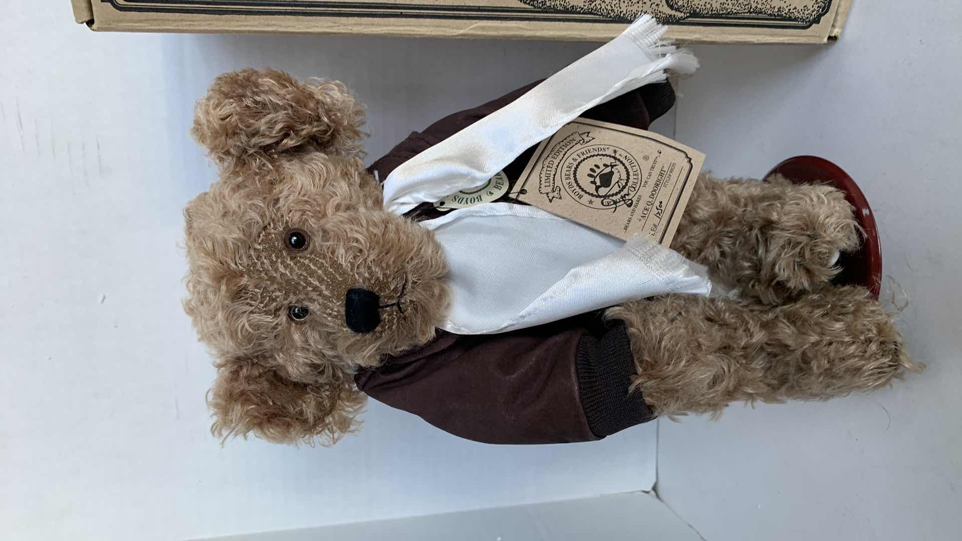 Photo 1 of BOYDS COLLECTION ORIGINAL MOHAIR BEAR LIMITED EDITION 12” TALL