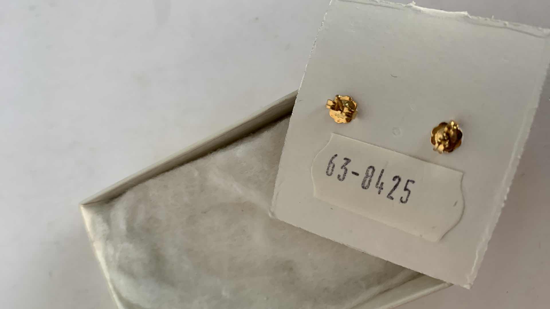 Photo 2 of JENE 14K HEART POST EARRINGS