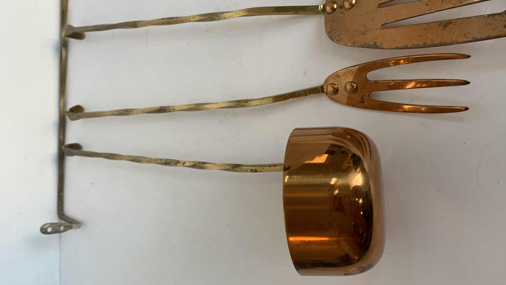 Photo 1 of VINTAGE COPPER COOKWARE WITH REST