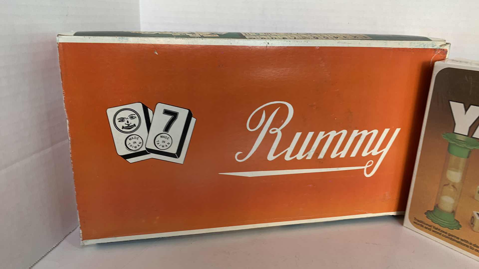 Photo 1 of 2-VINTAGE GAMES: RUMMY AND WORD YAHTZEE