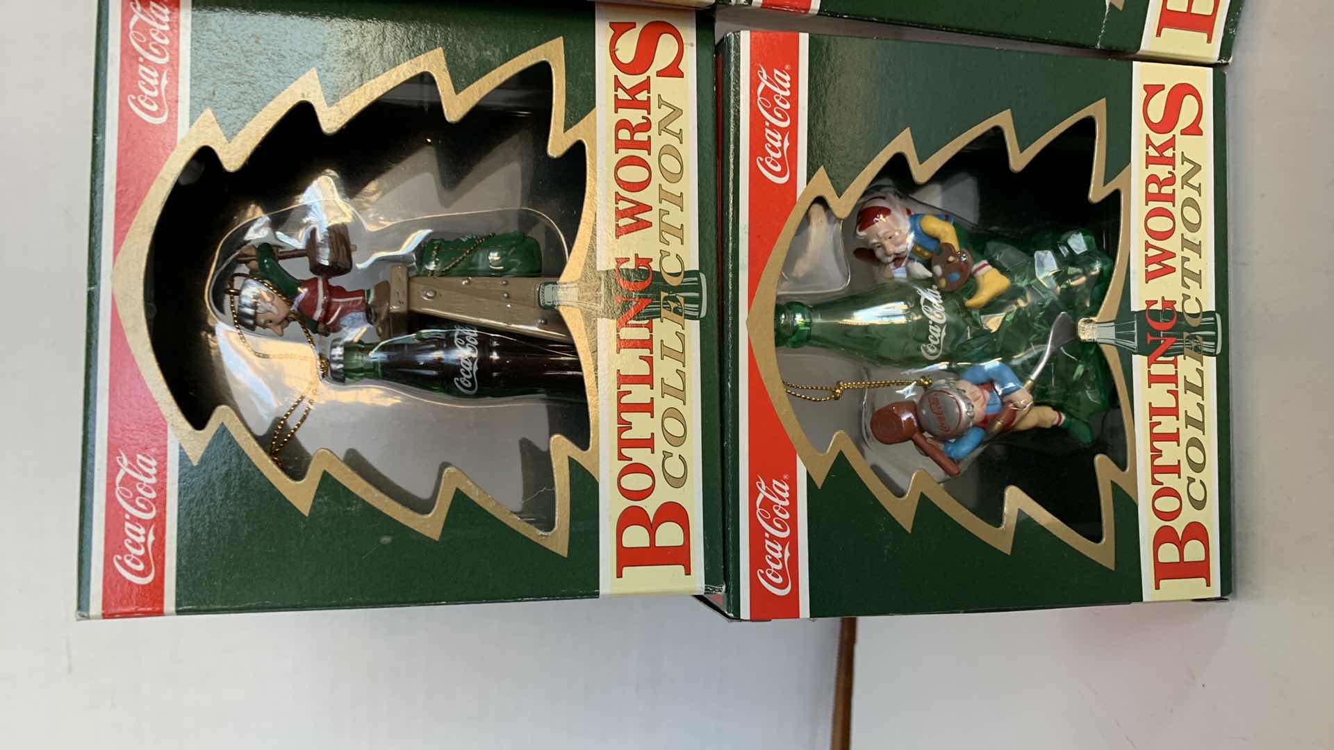 Photo 1 of 4-COCA COLA CHRISTMAS ORNAMENTS