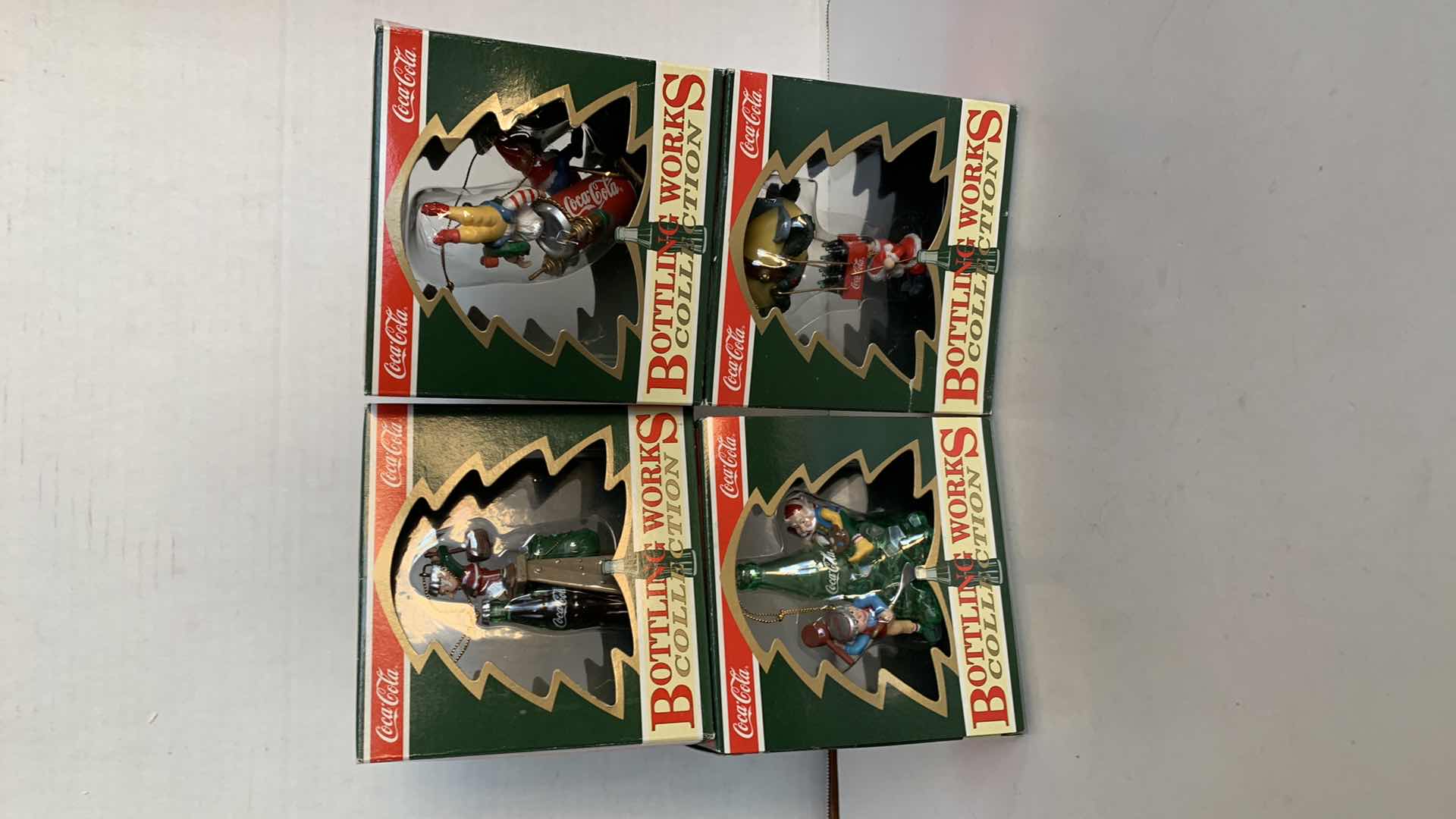Photo 1 of 4-COCA COLA CHRISTMAS ORNAMENTS