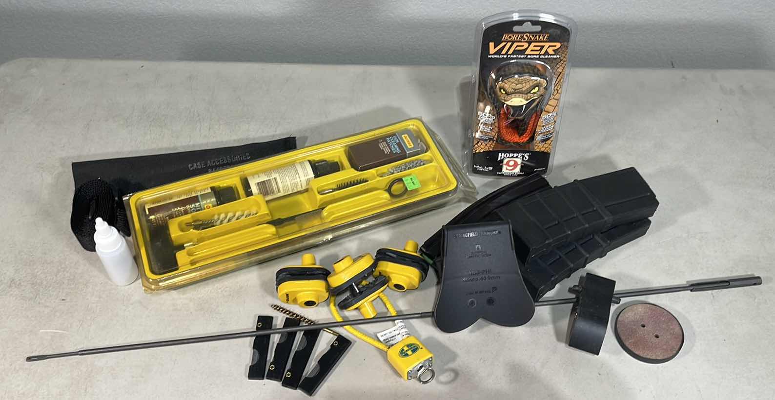 Photo 1 of Cleaning MiSC, GUN LOCKS, 556 MAGAZINES (3) & SPRINFIELD ARMORY HOLSTER