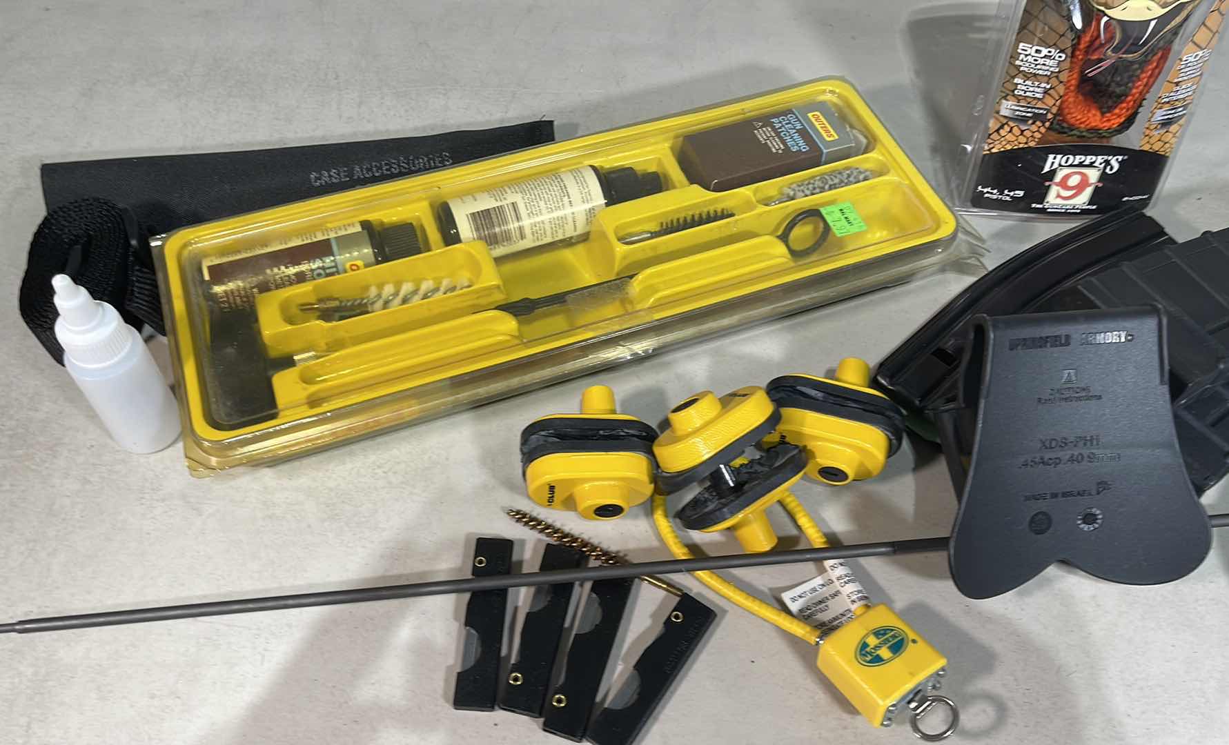 Photo 1 of Cleaning MiSC, GUN LOCKS, 556 MAGAZINES (3) & SPRINFIELD ARMORY HOLSTER