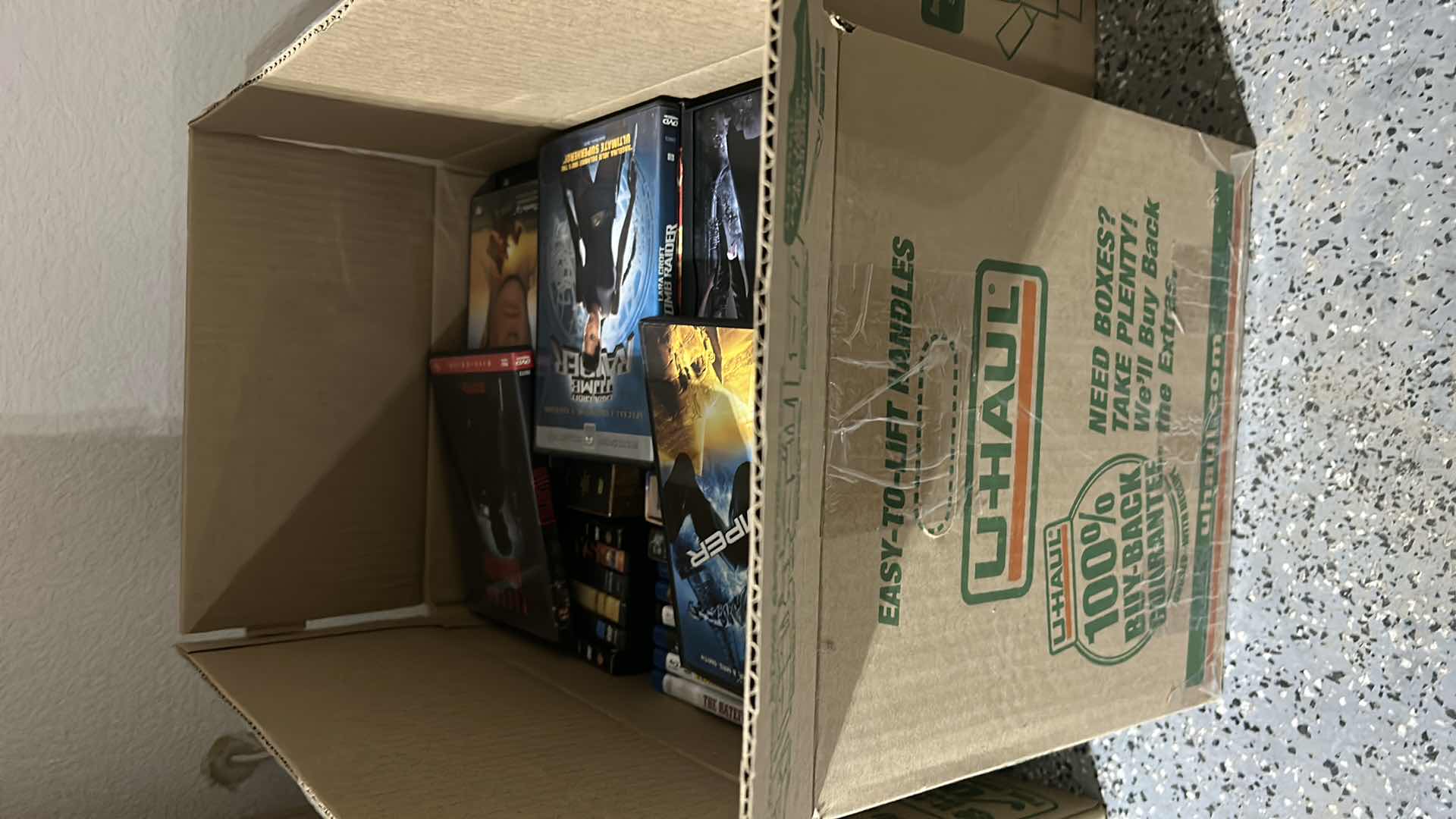 Photo 1 of CARTON FILLED WITH DVD’s