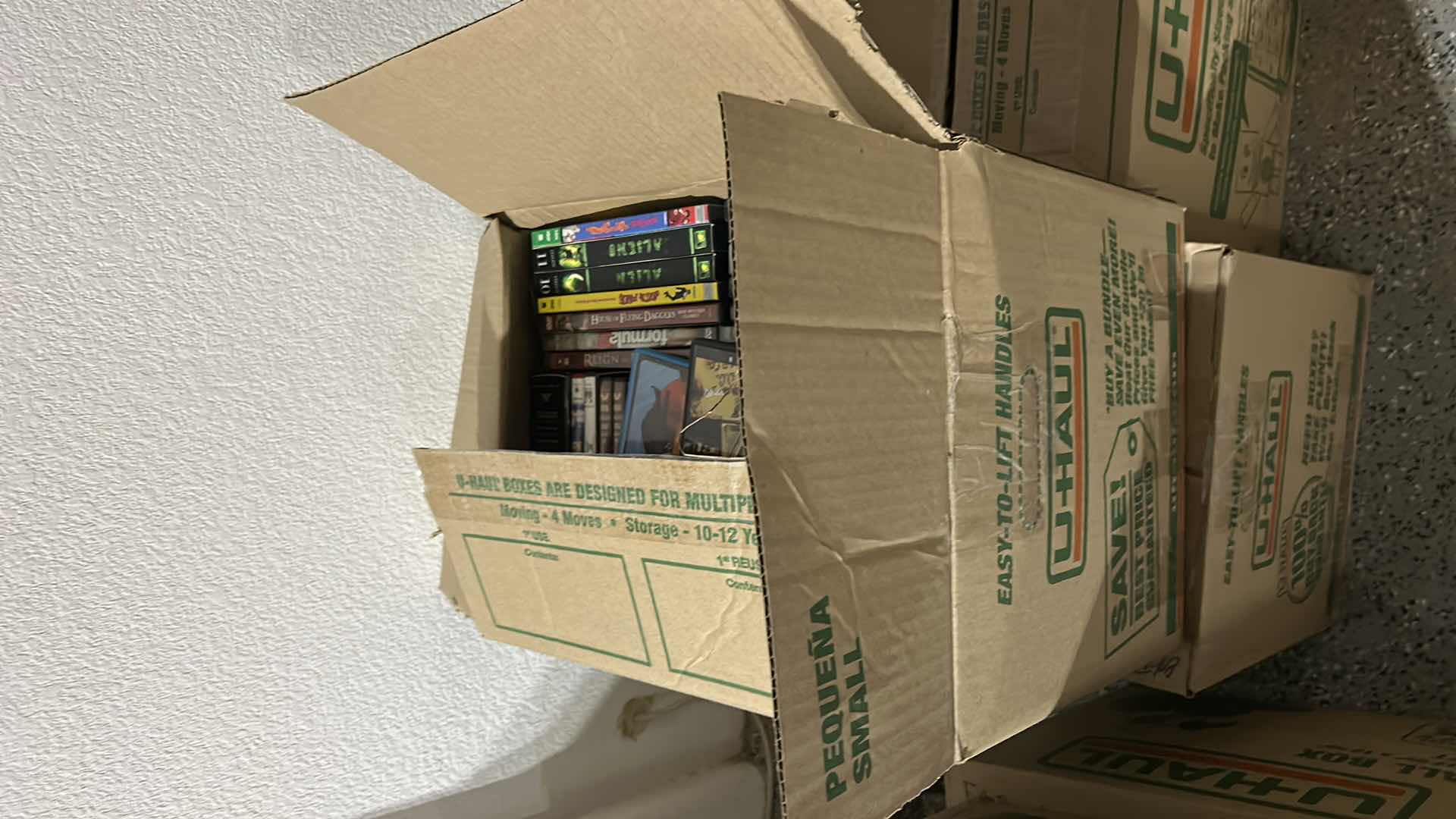 Photo 1 of CARTON FILLED WITH DVD’s