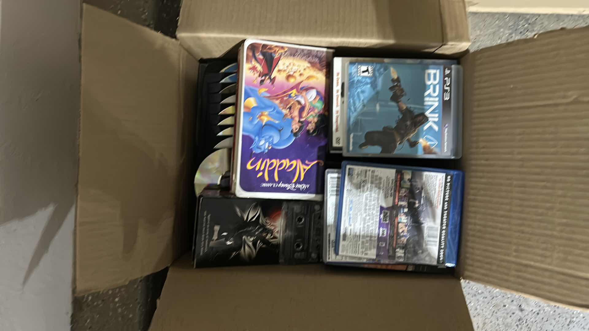 Photo 1 of CARTON FILLED WITH DVD’s