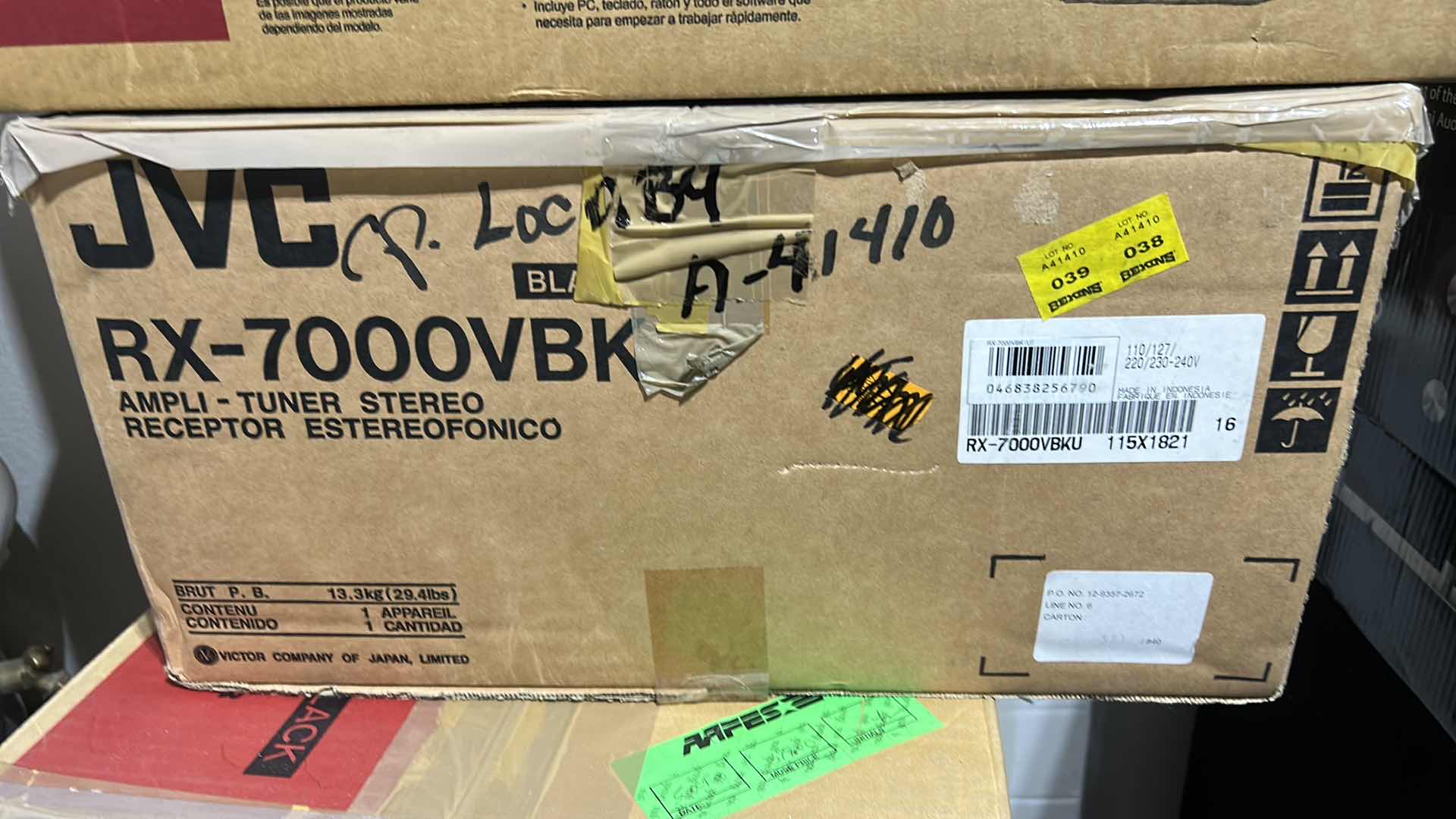 Photo 1 of JVC RX- 7000VBK AMPLI - TUNER STEREO