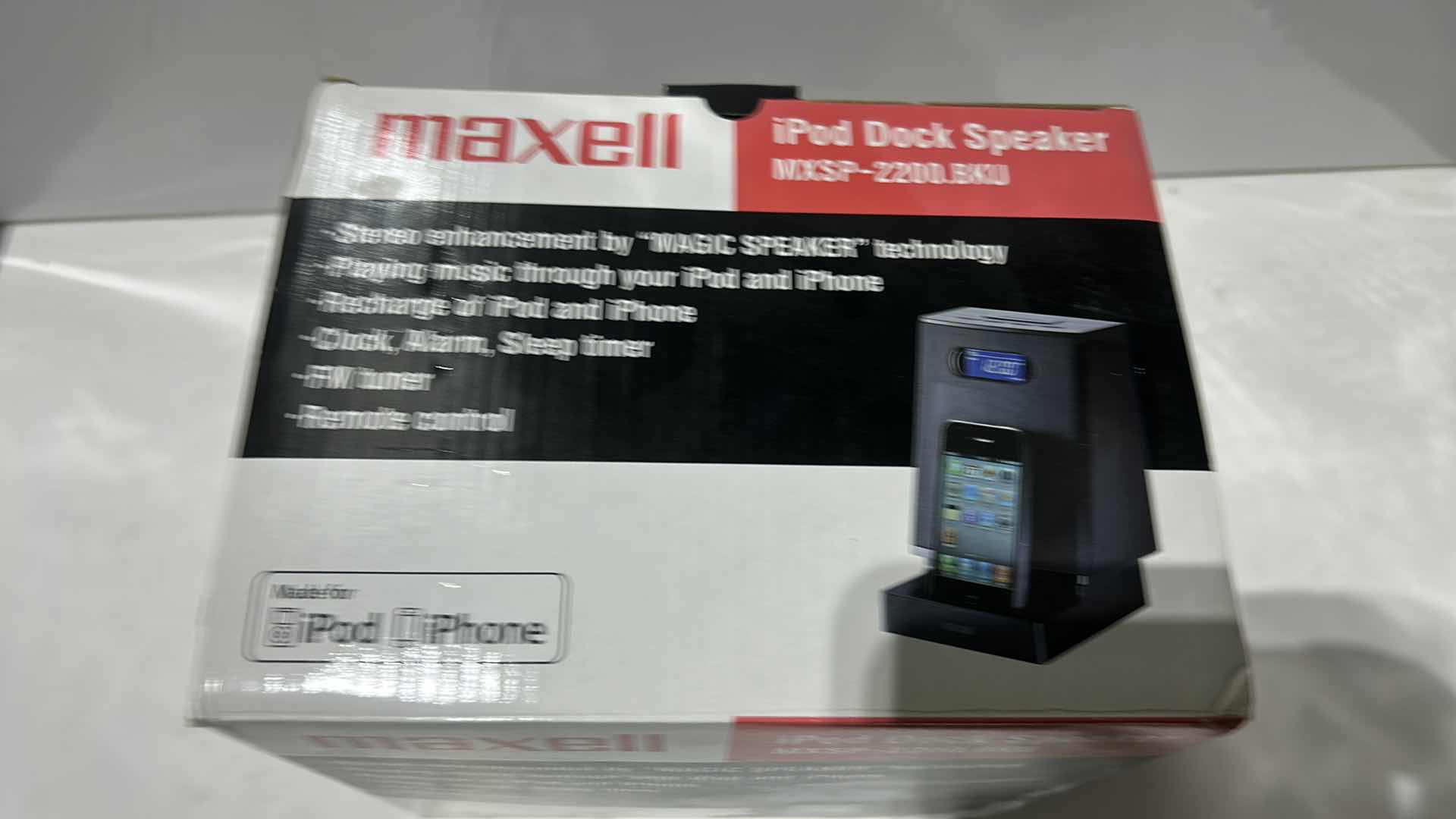 Photo 1 of MAXELL IPOD DOCK SPEAKER