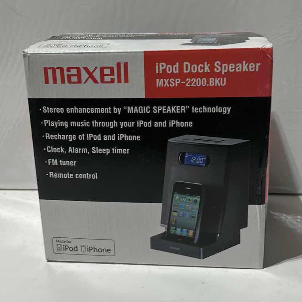 Photo 1 of MAXELL IPOD DOCK SPEAKER